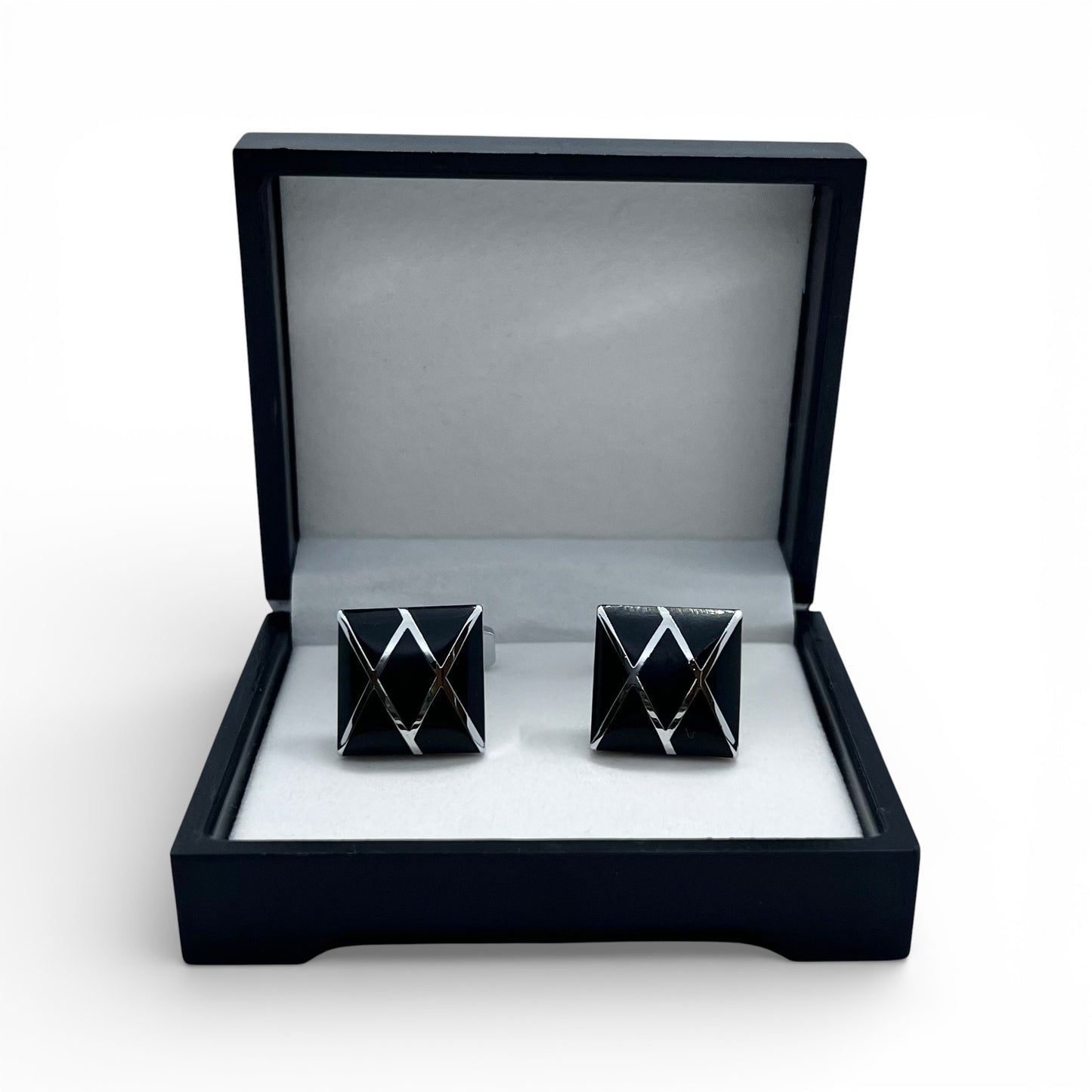 Midnight X Silver Cufflinks