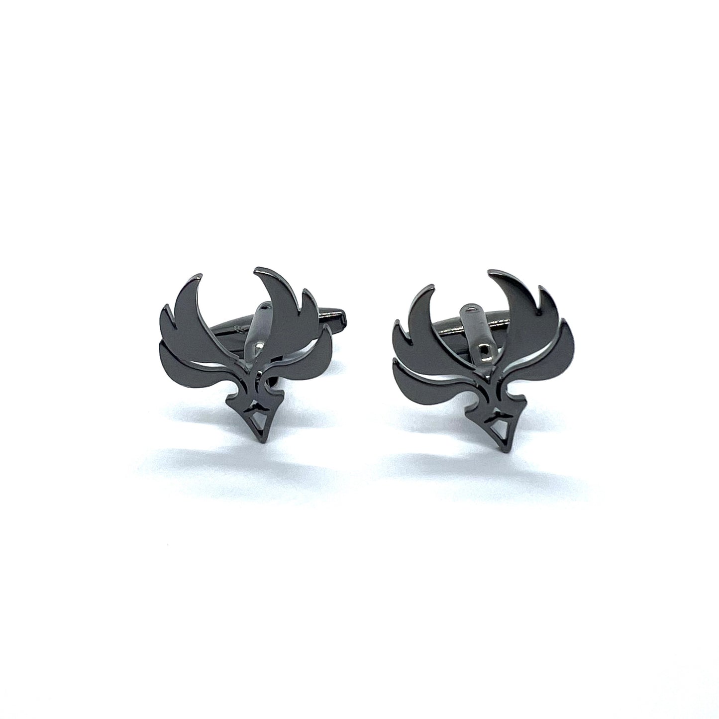 Grey Metallic Anime Eagle Cufflinks Pakistan