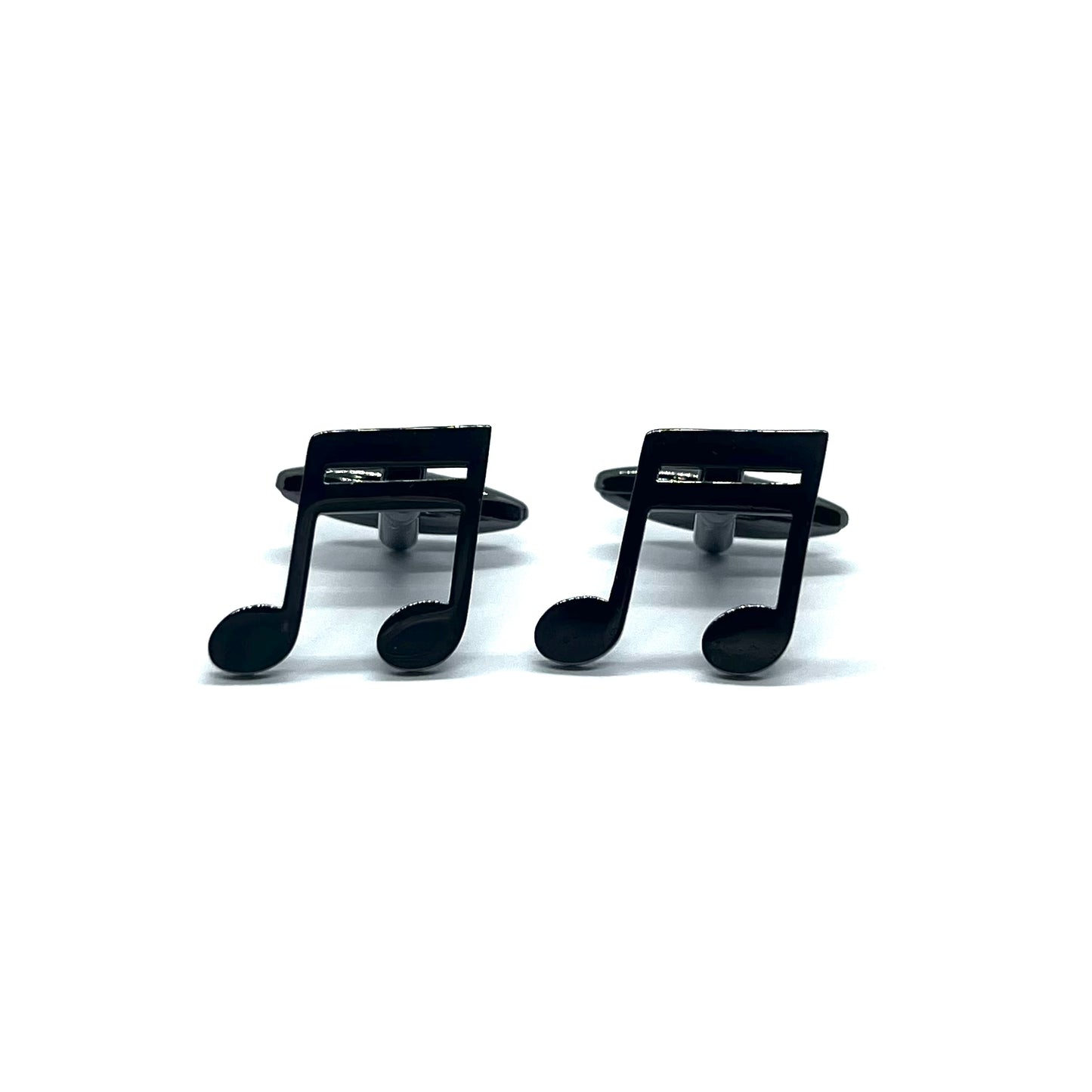 Grey Metallic Musical Symbol Cufflinks