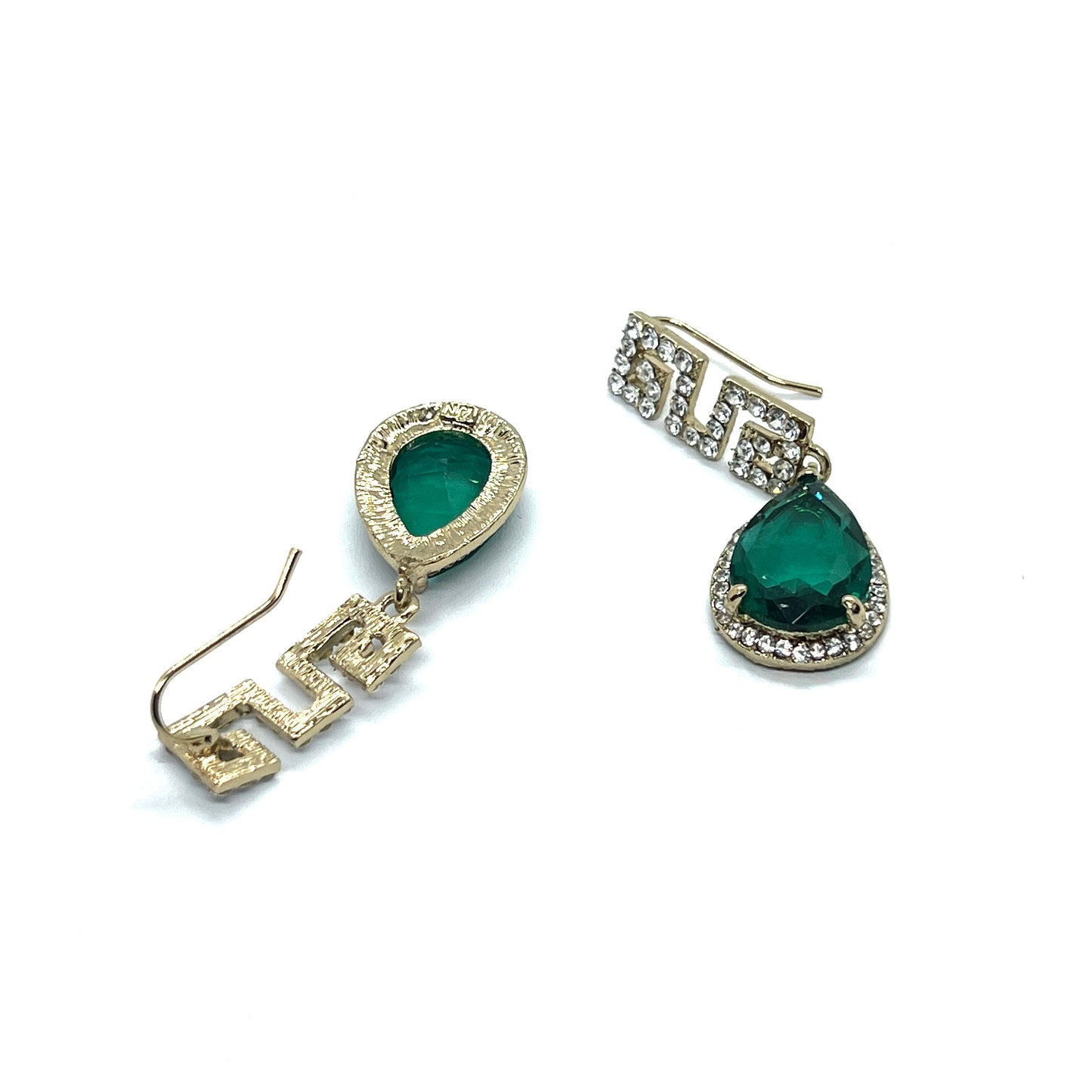 Green Rhino Zircon Earrings