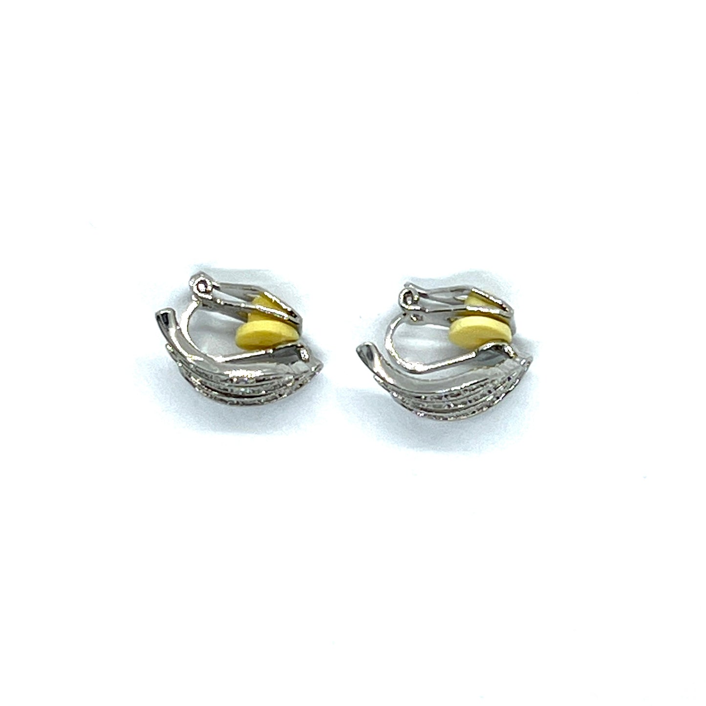 Wing Silver Rhino Studs Earrings