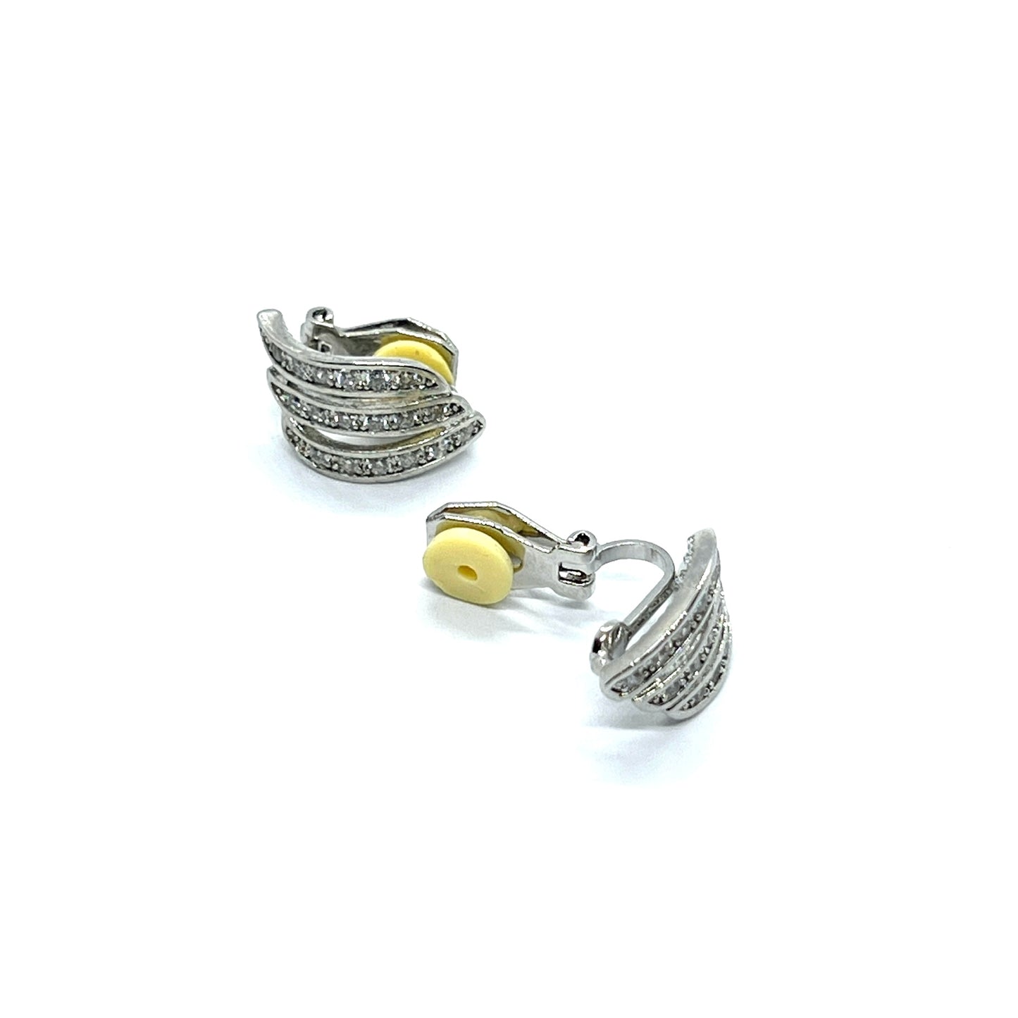 Wing Silver Rhino Studs Earrings