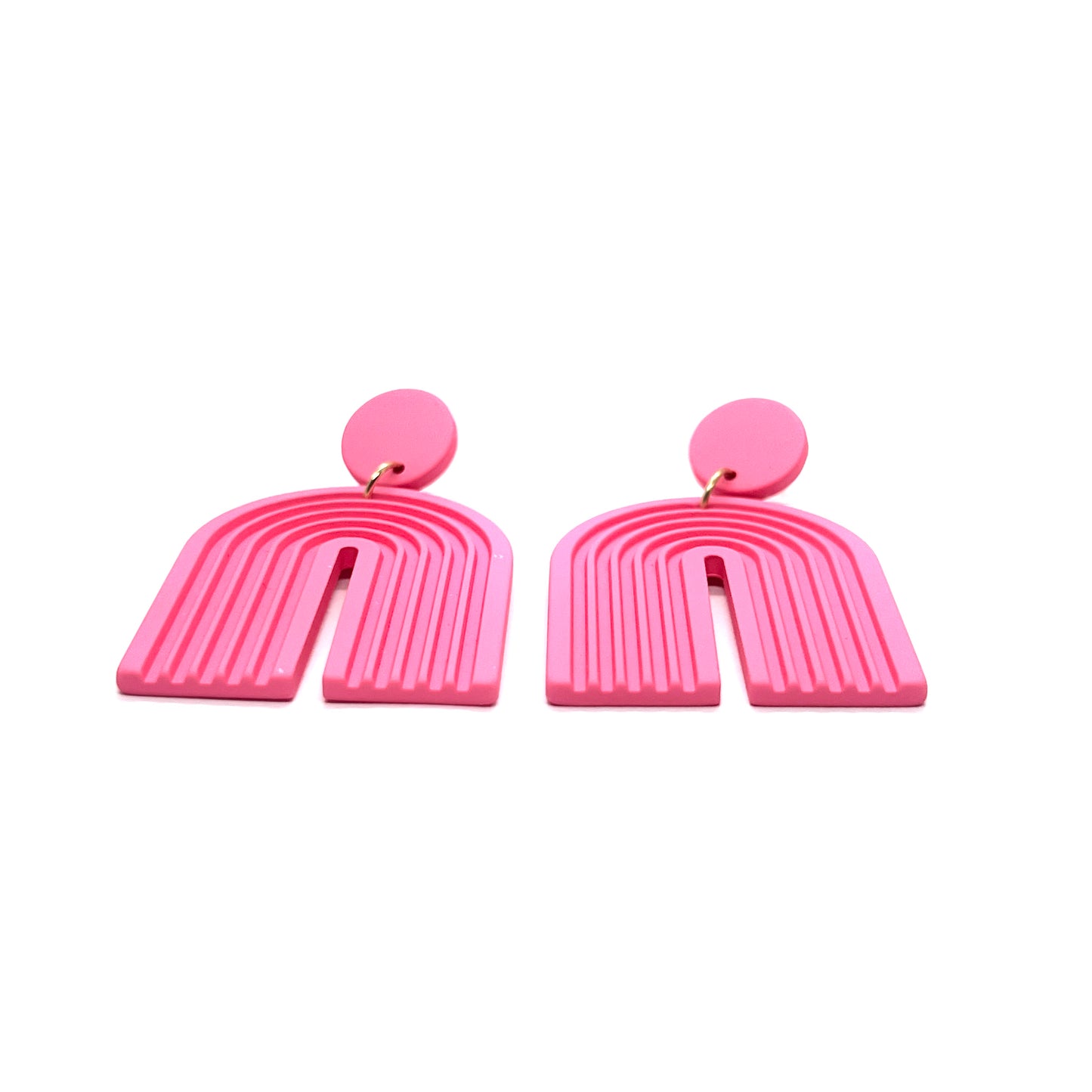 Hot Pink Drop Earrings