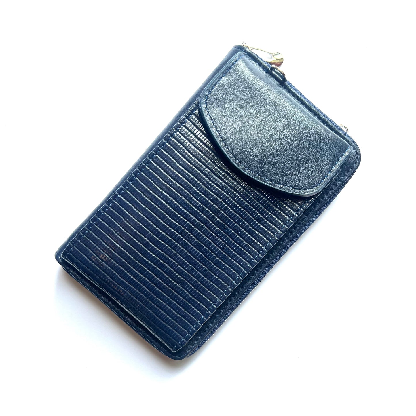 Blue Croco Shoulder bag