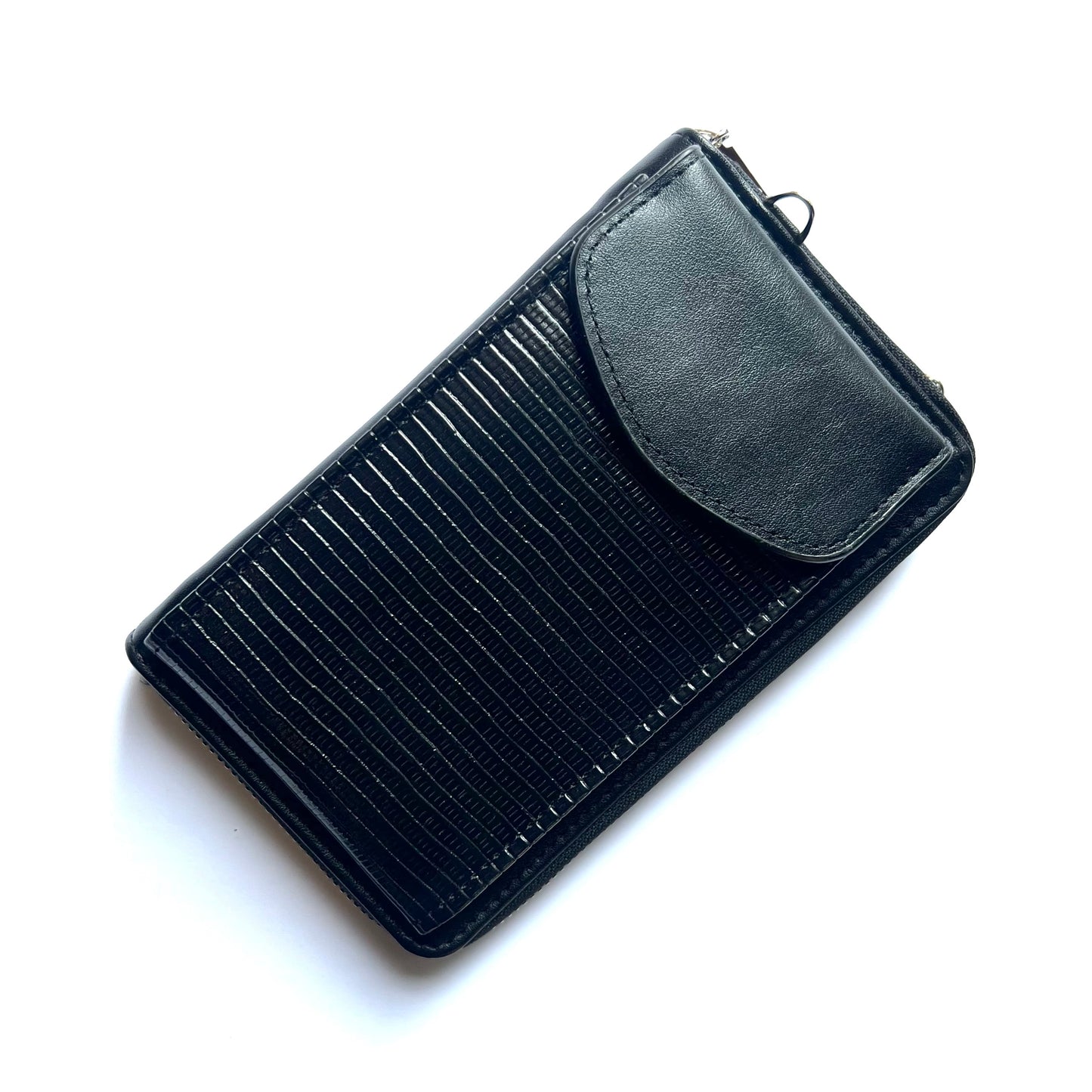 Black Croco Shoulder bag