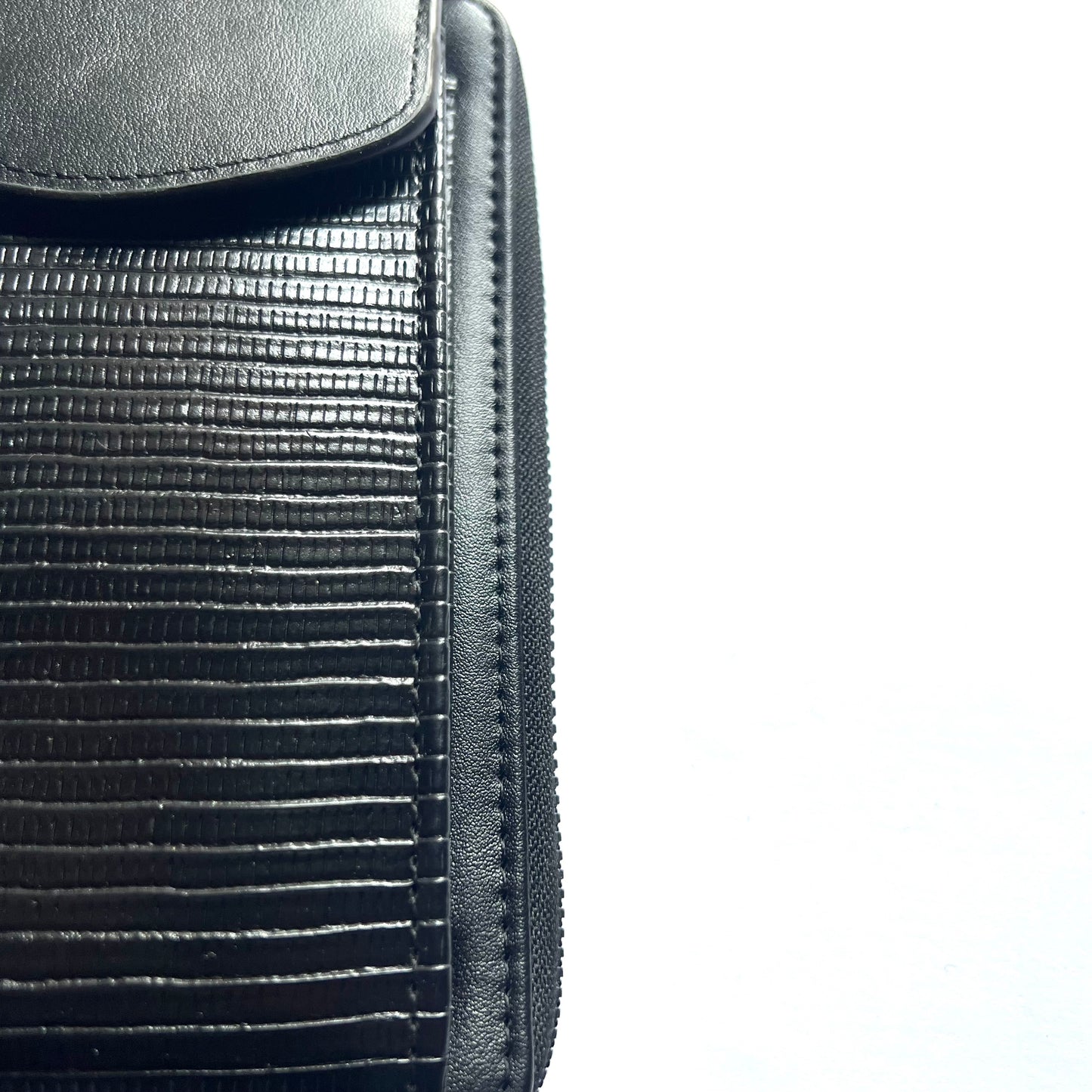 Black Croco Shoulder bag