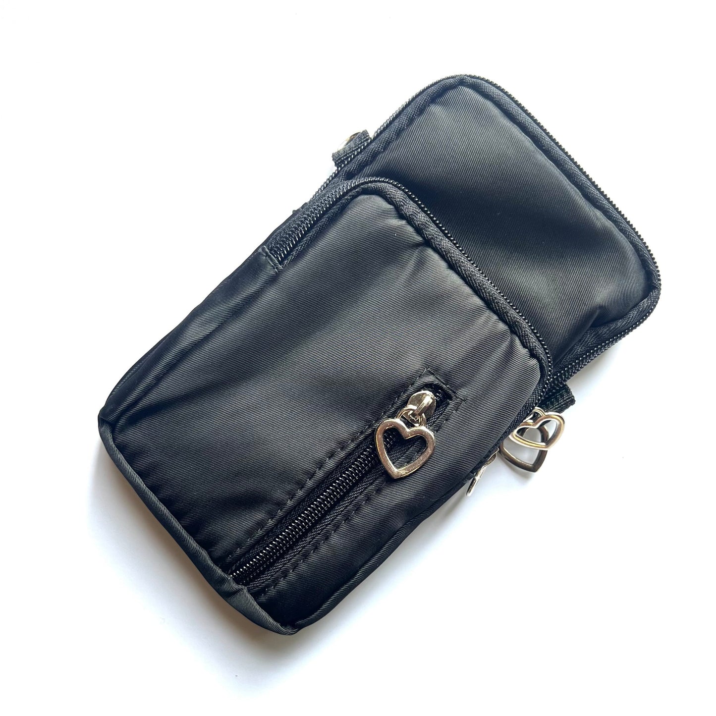Black Heart Shoulder Bag