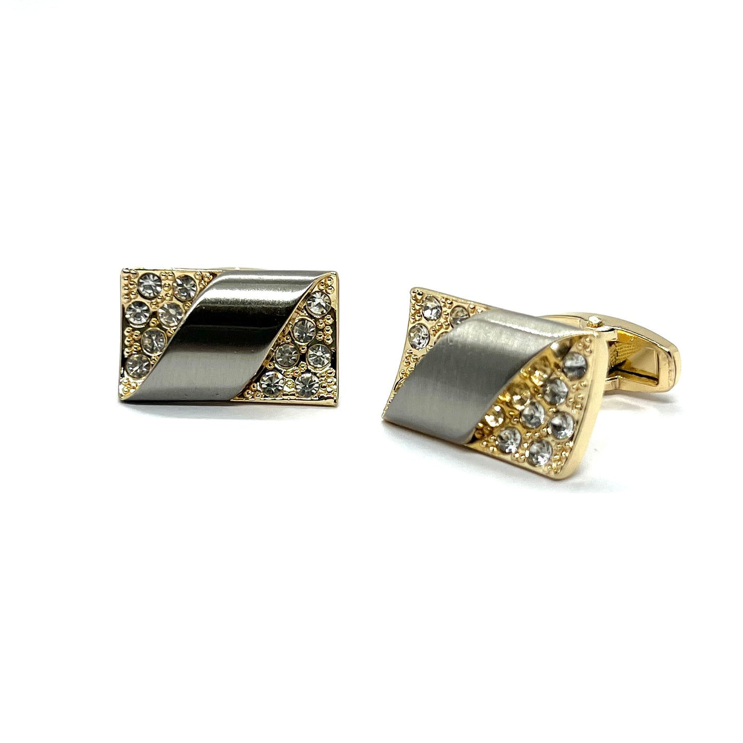 Grey Rhino Slash Recta Cufflinks