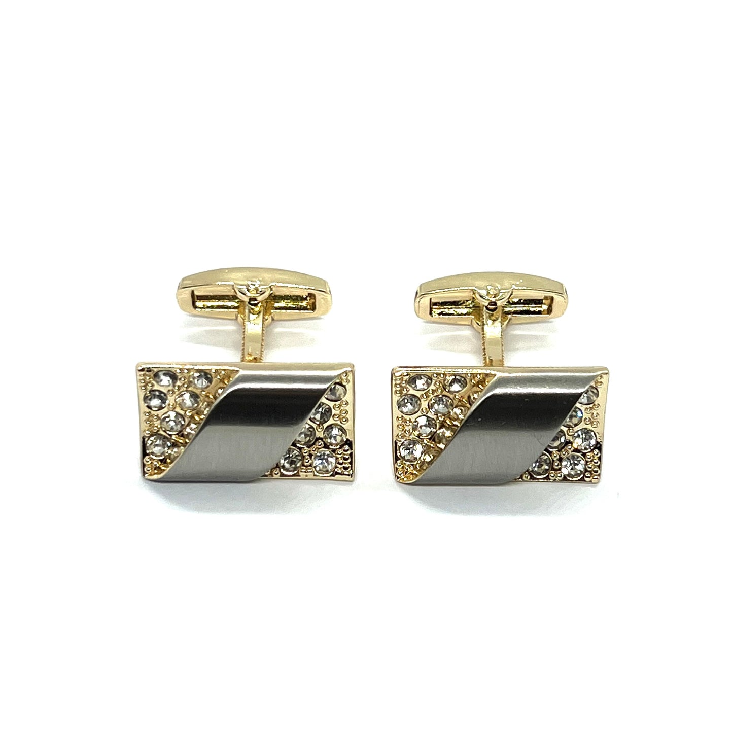 Grey Rhino Slash Recta Cufflinks