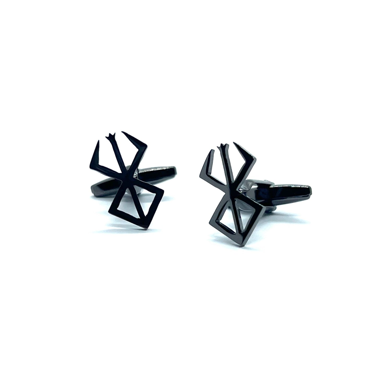Vikings Berserker Grey Metallic Anime Cufflinks