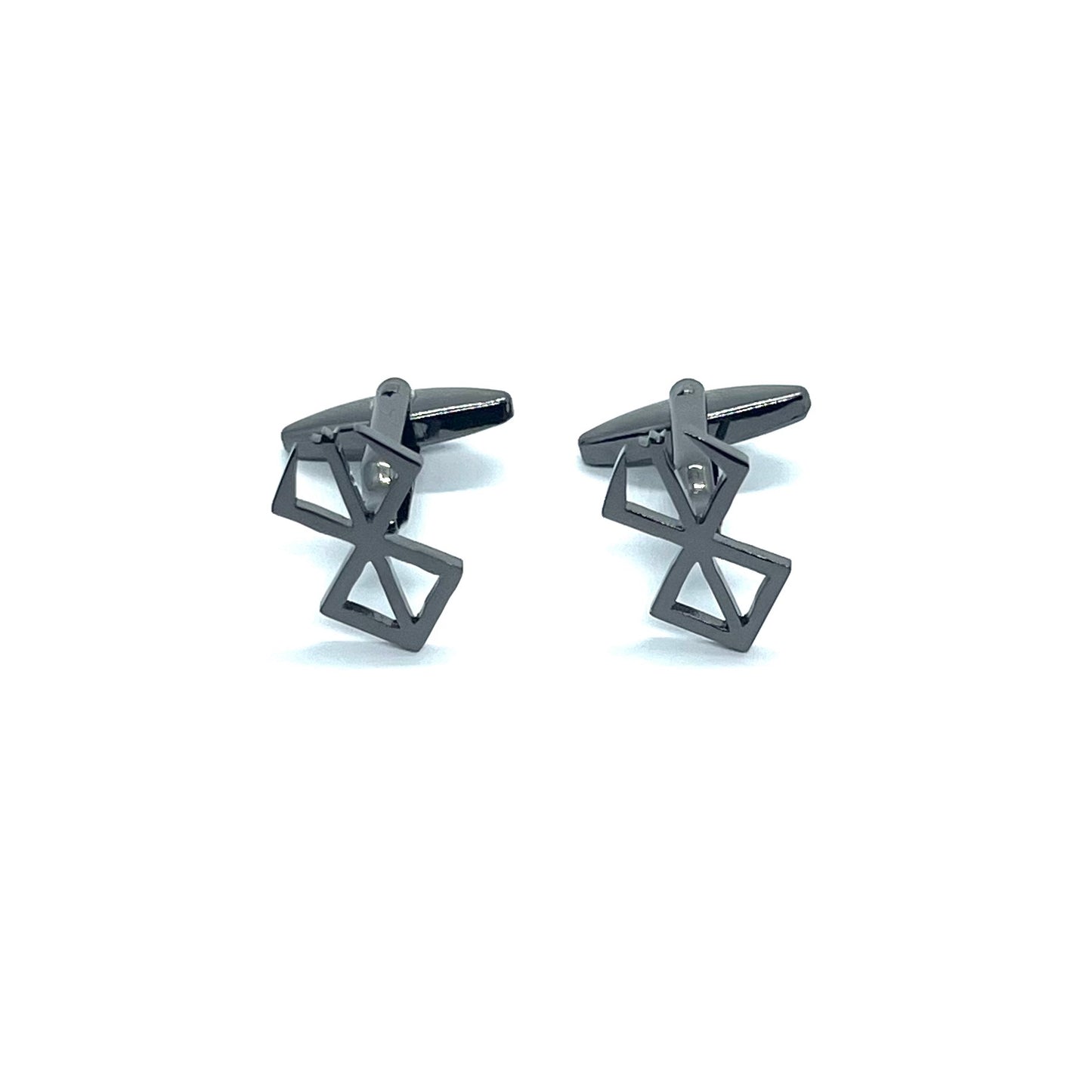 Vikings Berserker Grey Metallic Anime Cufflinks