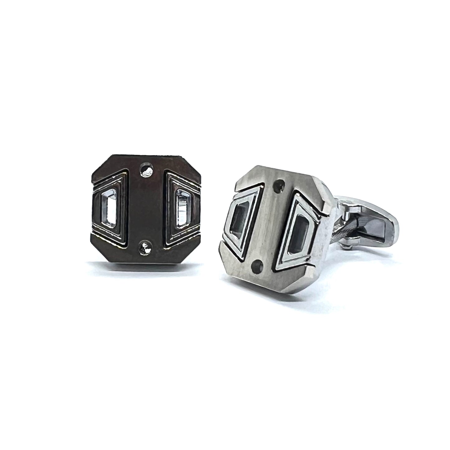 Mechan Classic Silver Cufflinks