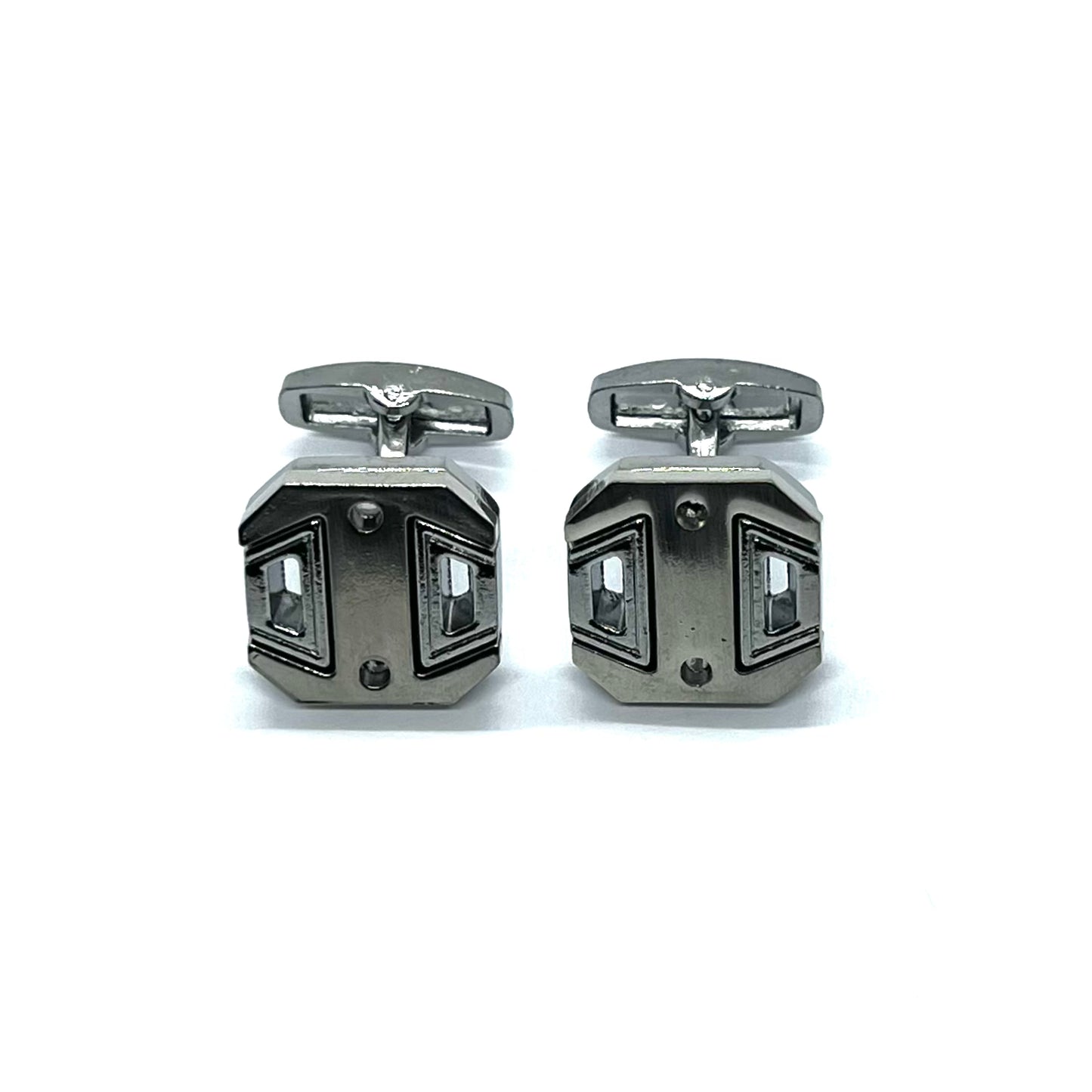 Mechan Classic Silver Cufflinks