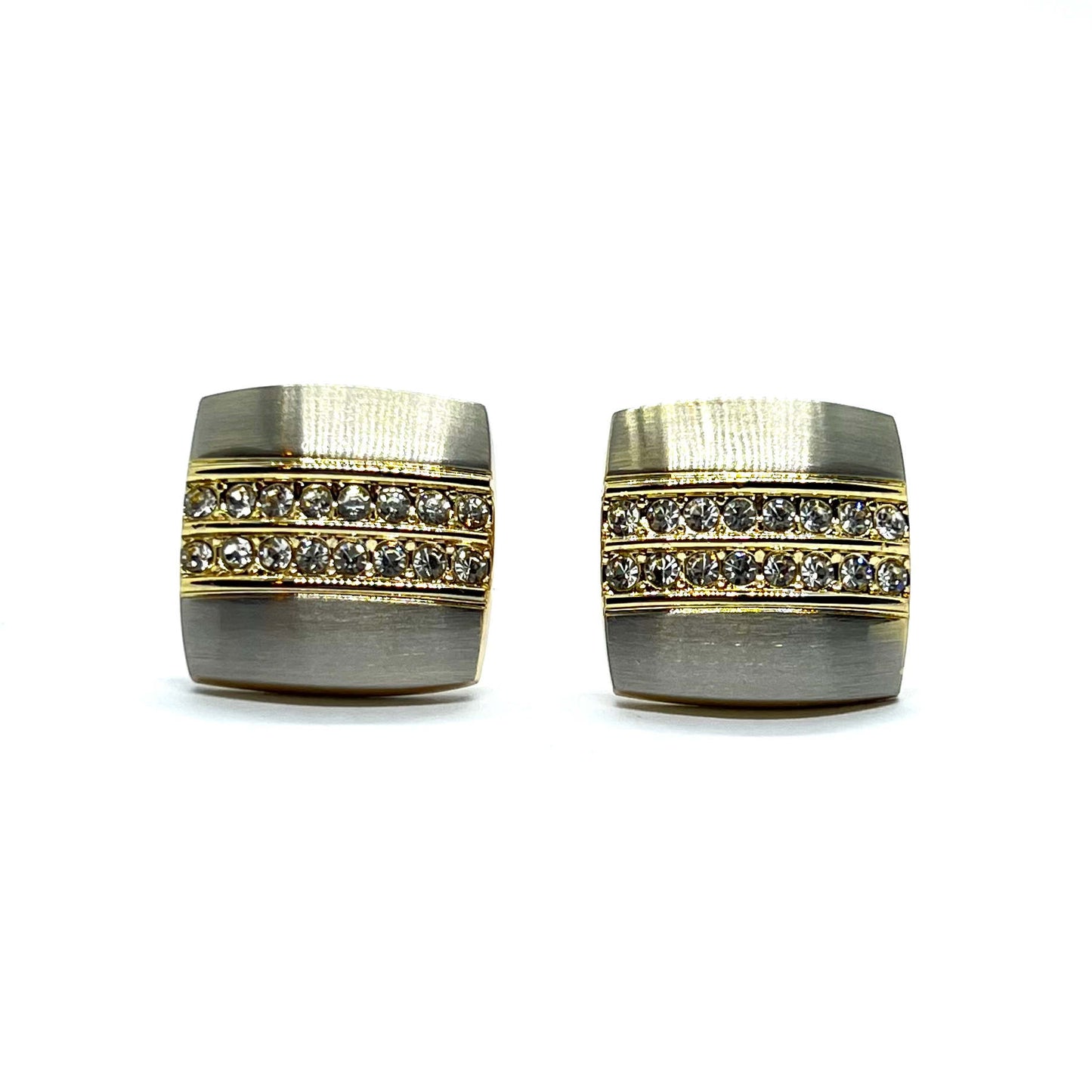Grey Rhino Mid Golden Cufflinks