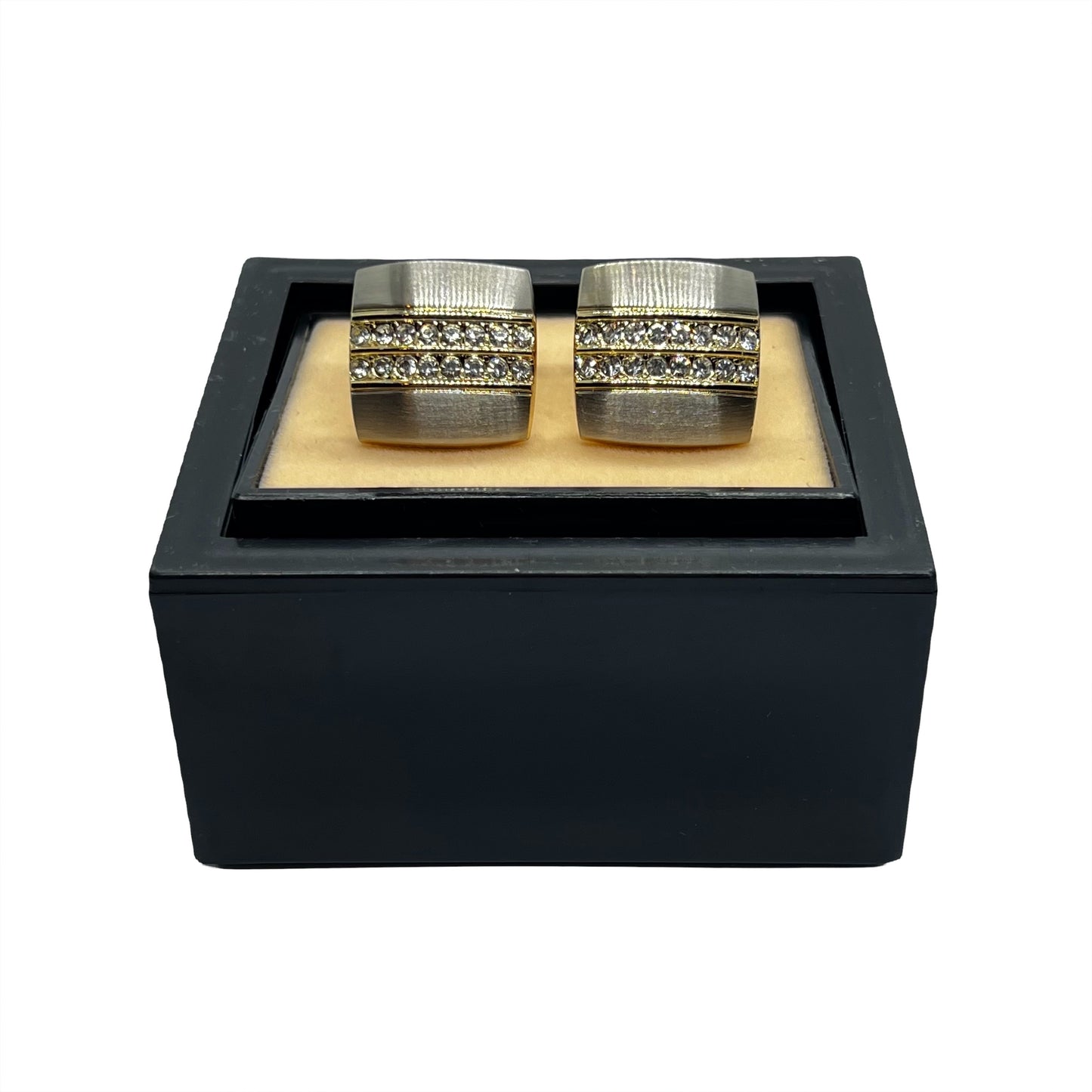 Grey Rhino Mid Golden Cufflinks