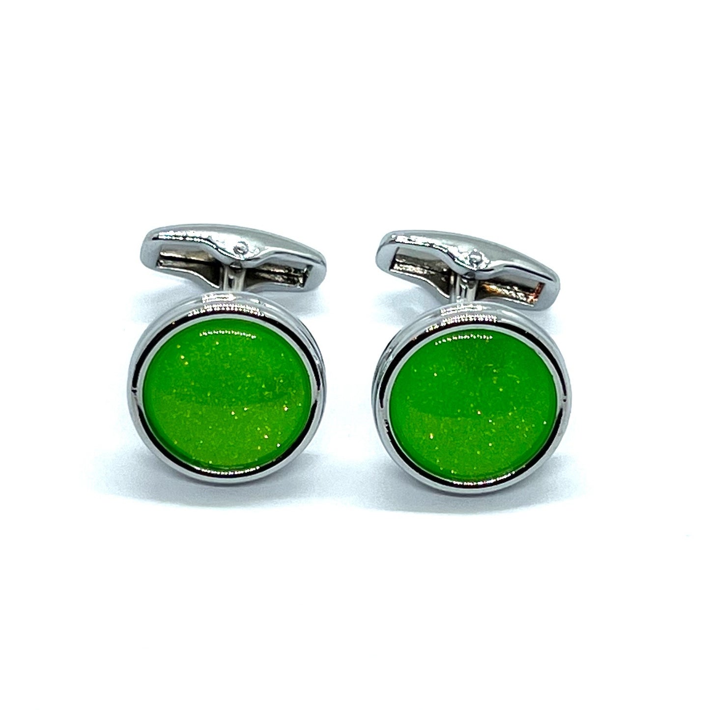 Greelit Silver Cufflinks