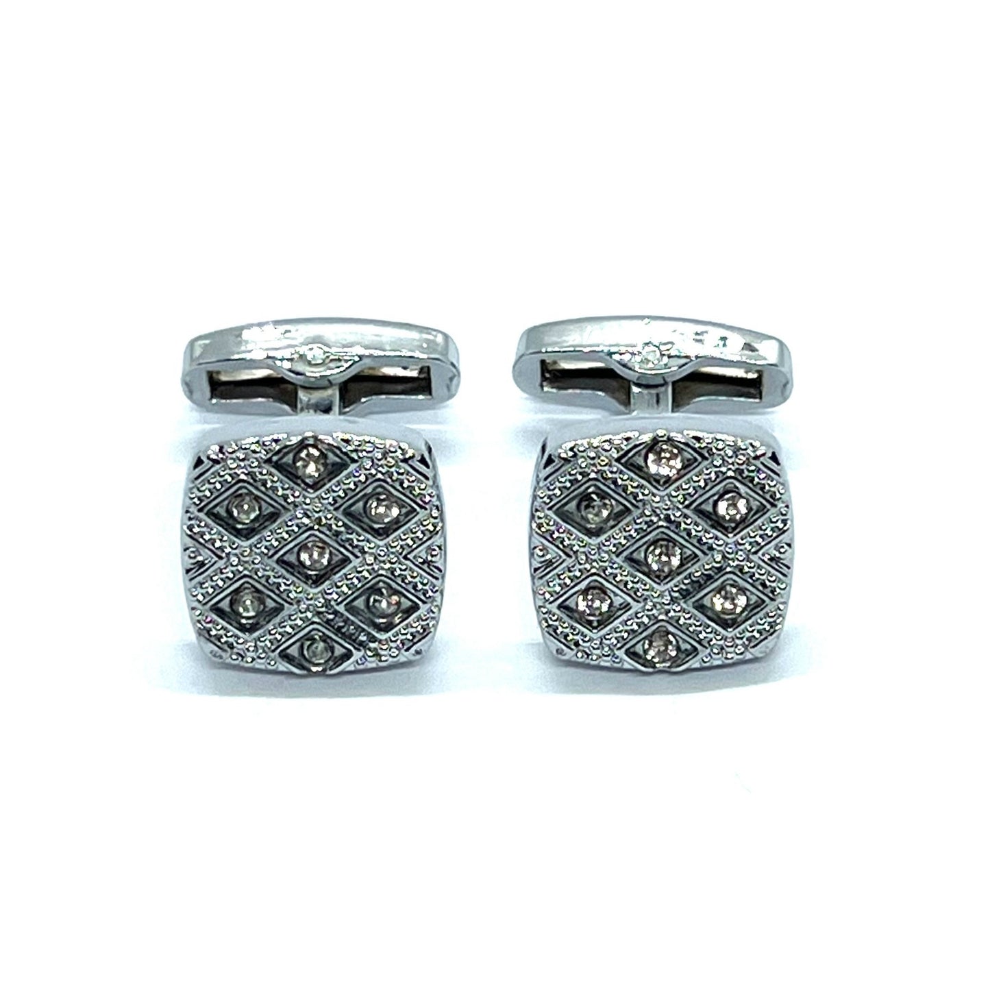 Cross Rhino Silver Cufflinks