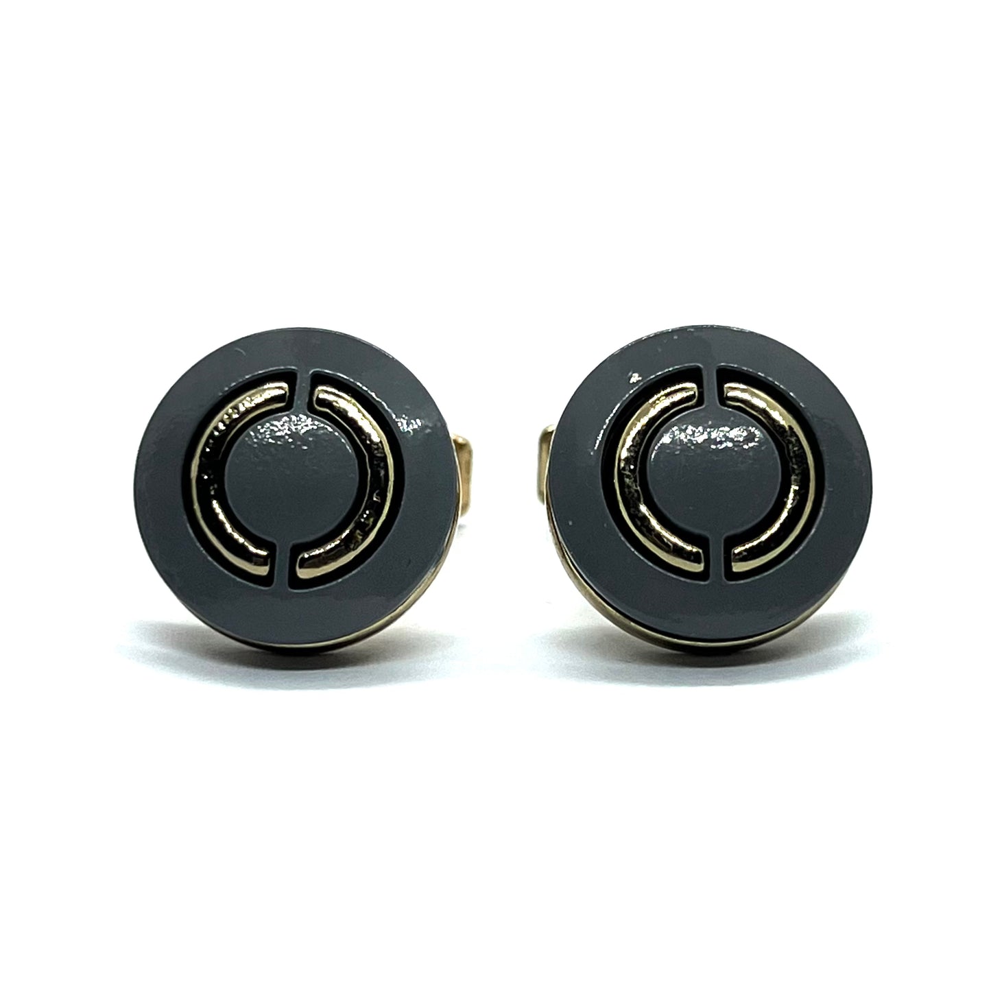Golden Ringo Grey Golden Cufflinks