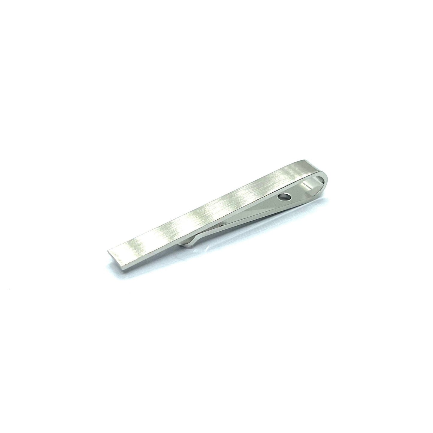 Silver Tie Bar Clip