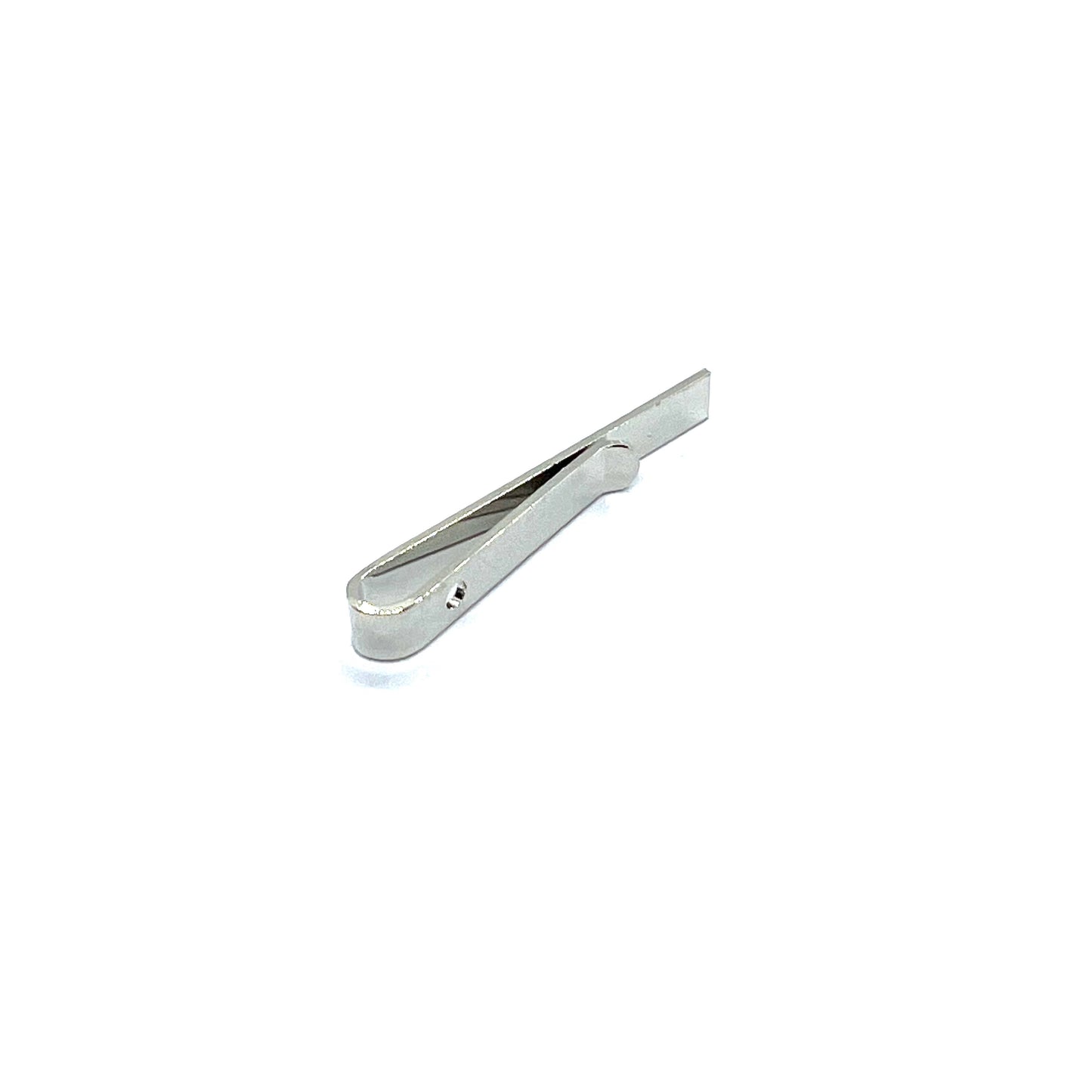 Silver Tie Bar Clip