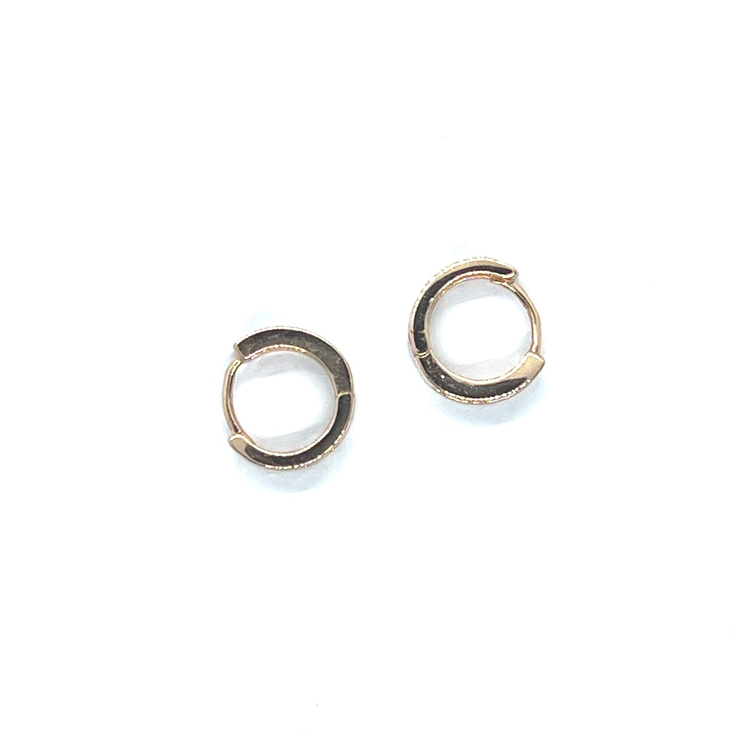 Golden Rhino Round Earrings