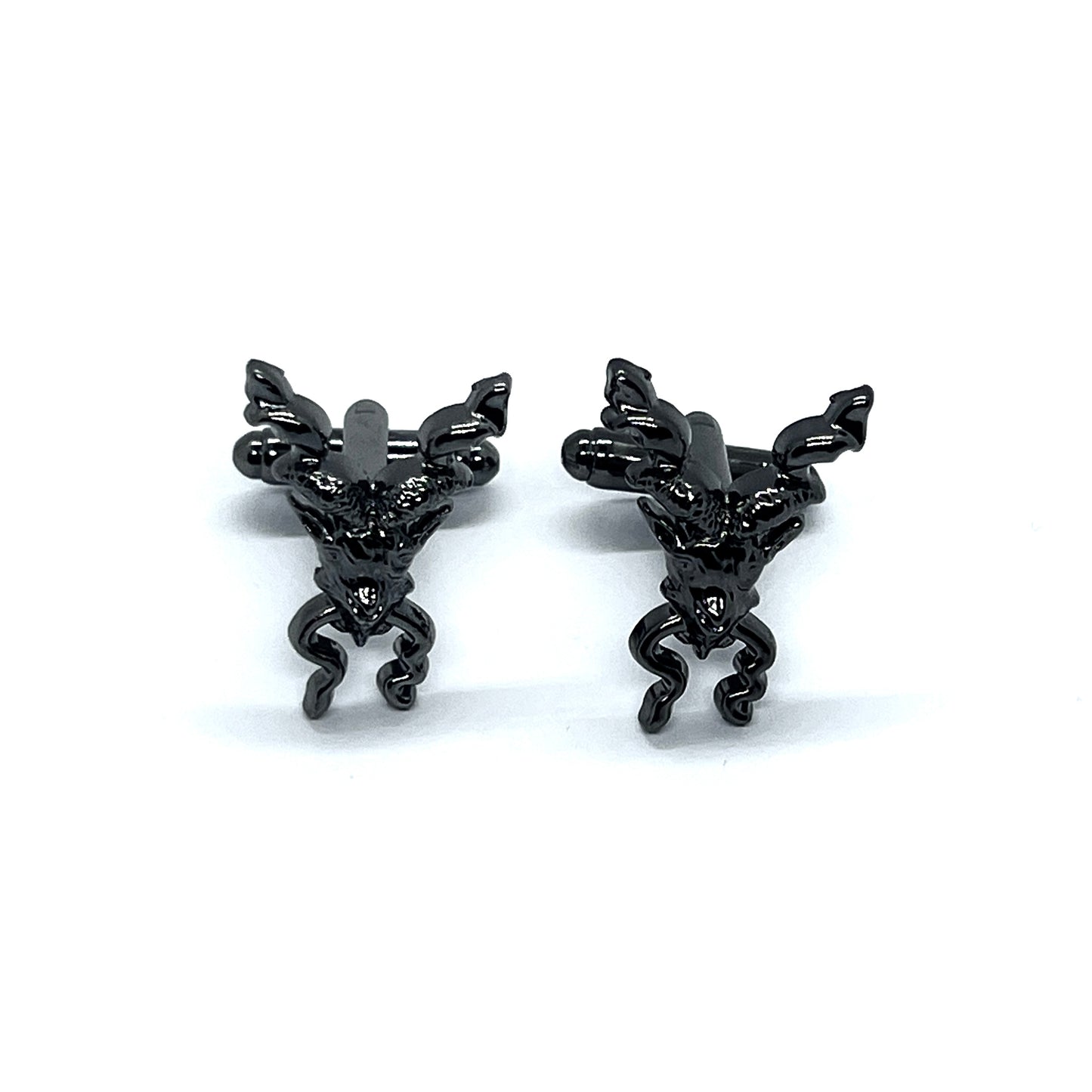Markhor Grey Metallic Cufflinks Gleams