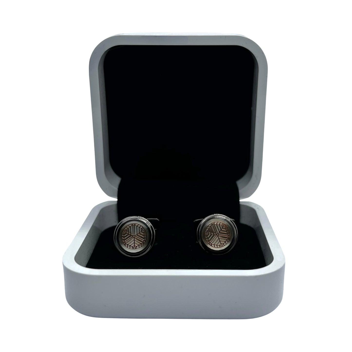Cubaro Grey Metallic Cufflinks