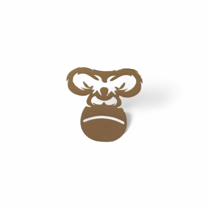 Gorilla Monkey Rose Gold Lapel pin