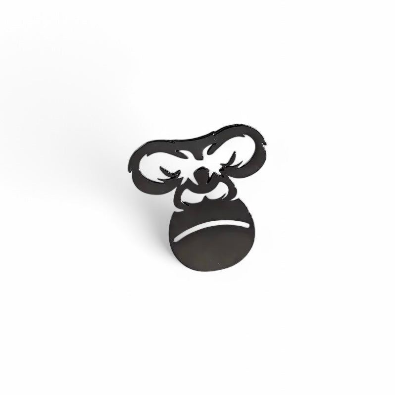 Gorilla Monkey Black Lapel pin