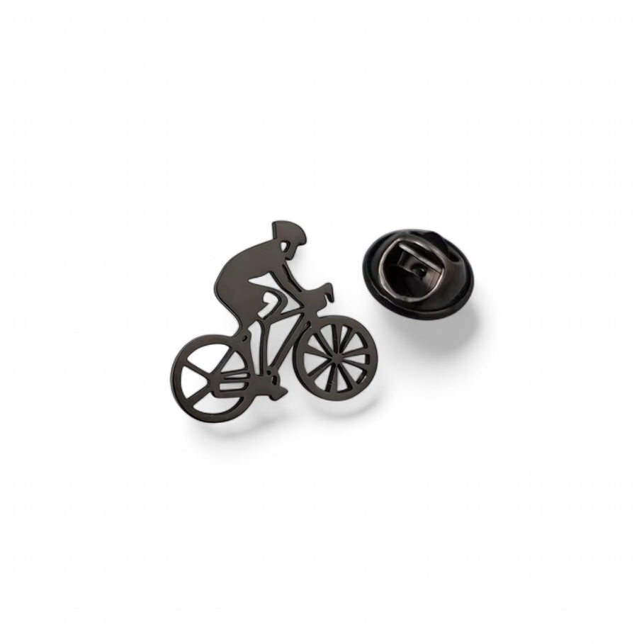 Bicycle Black Lapel Pin