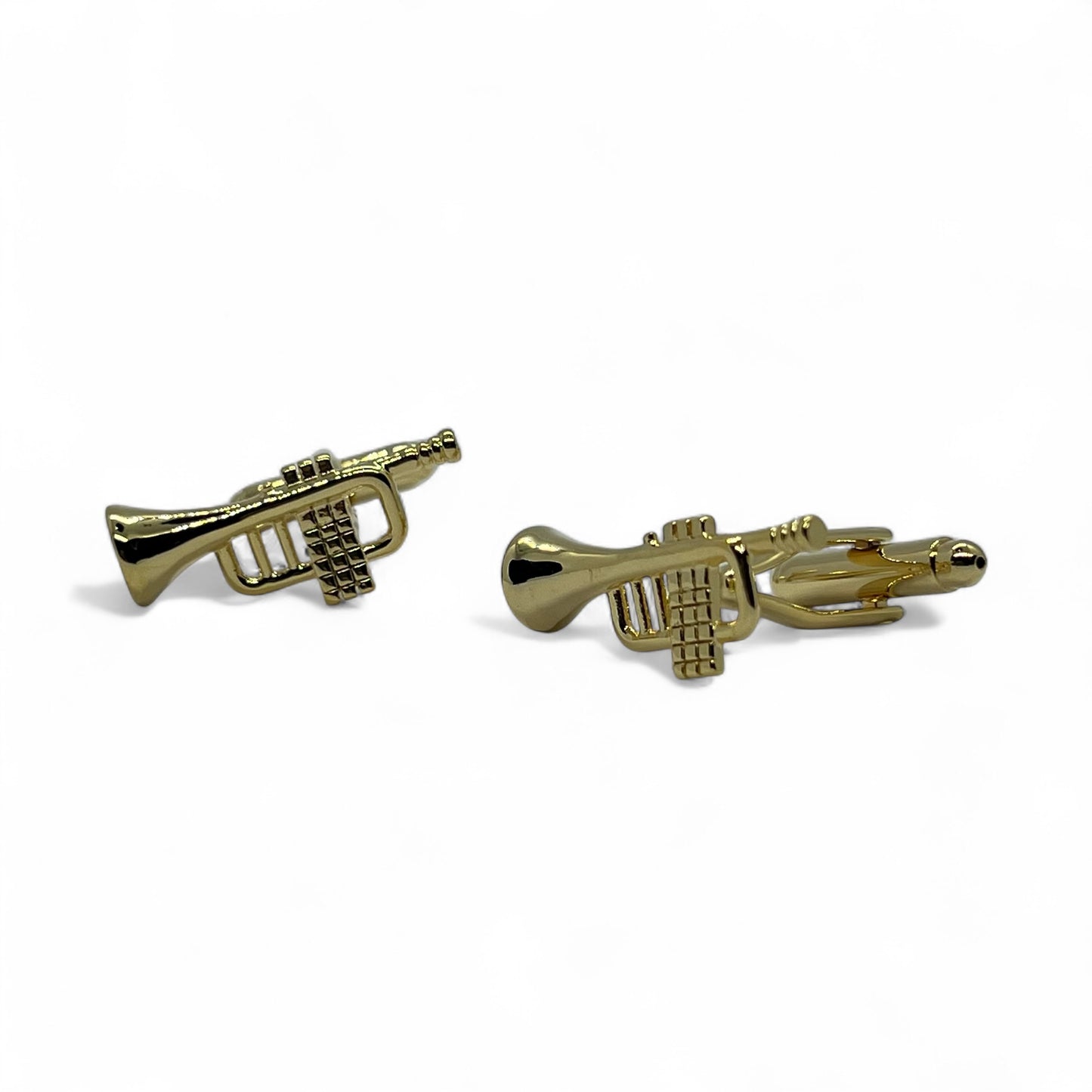 Trumpet Golden Cufflinks