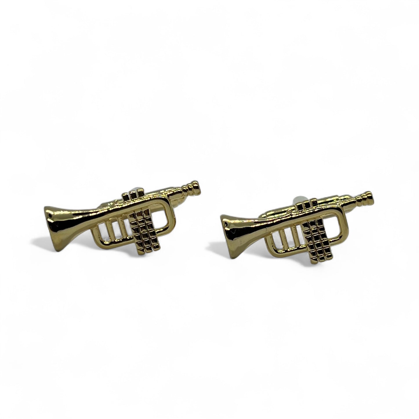 Trumpet Golden Cufflinks