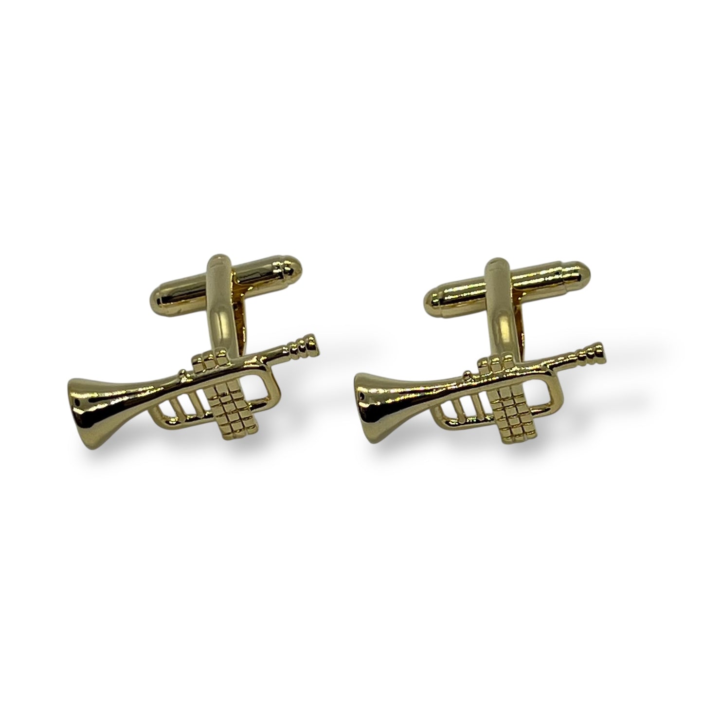 Trumpet Golden Cufflinks