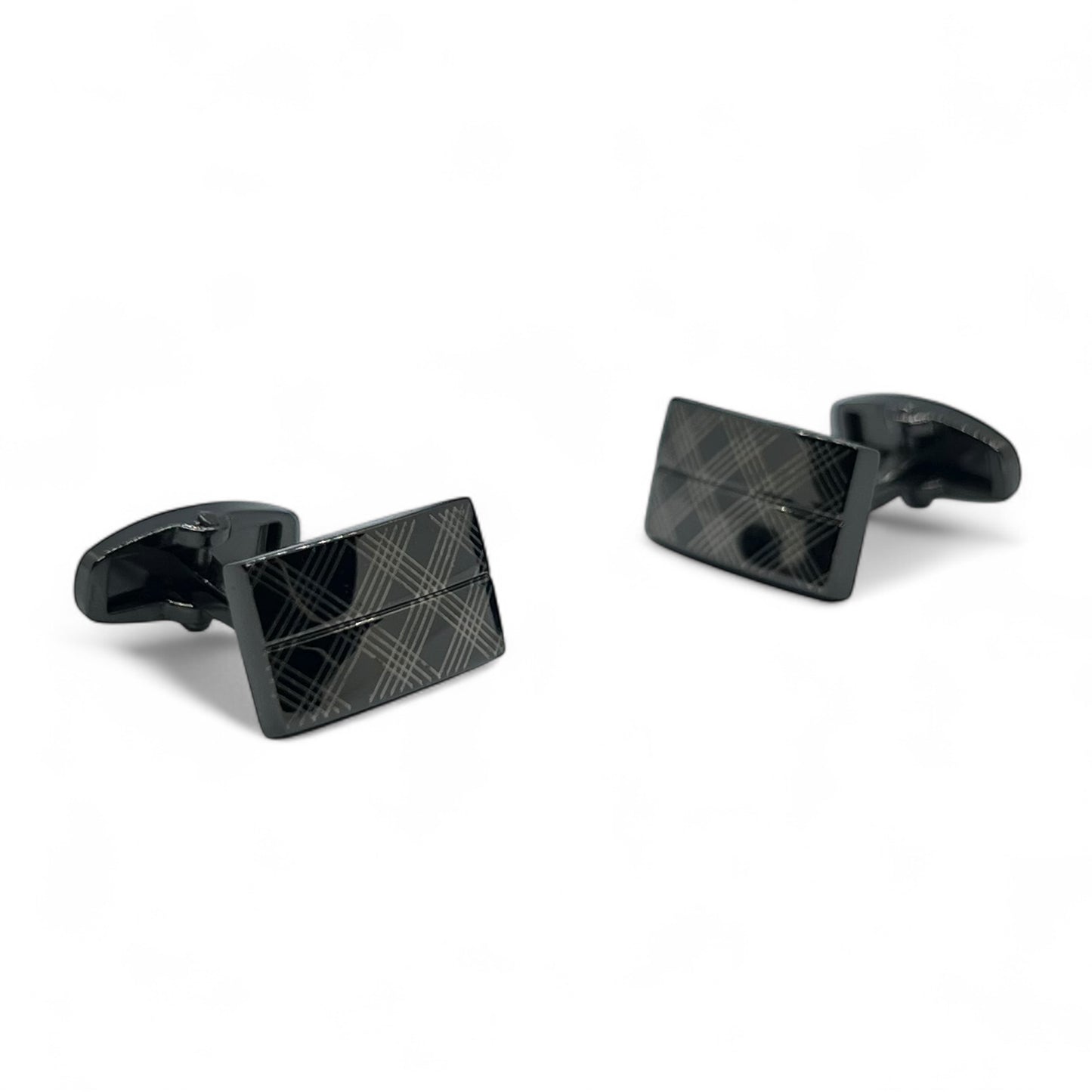Crossmark Grey Metallic Cufflinks