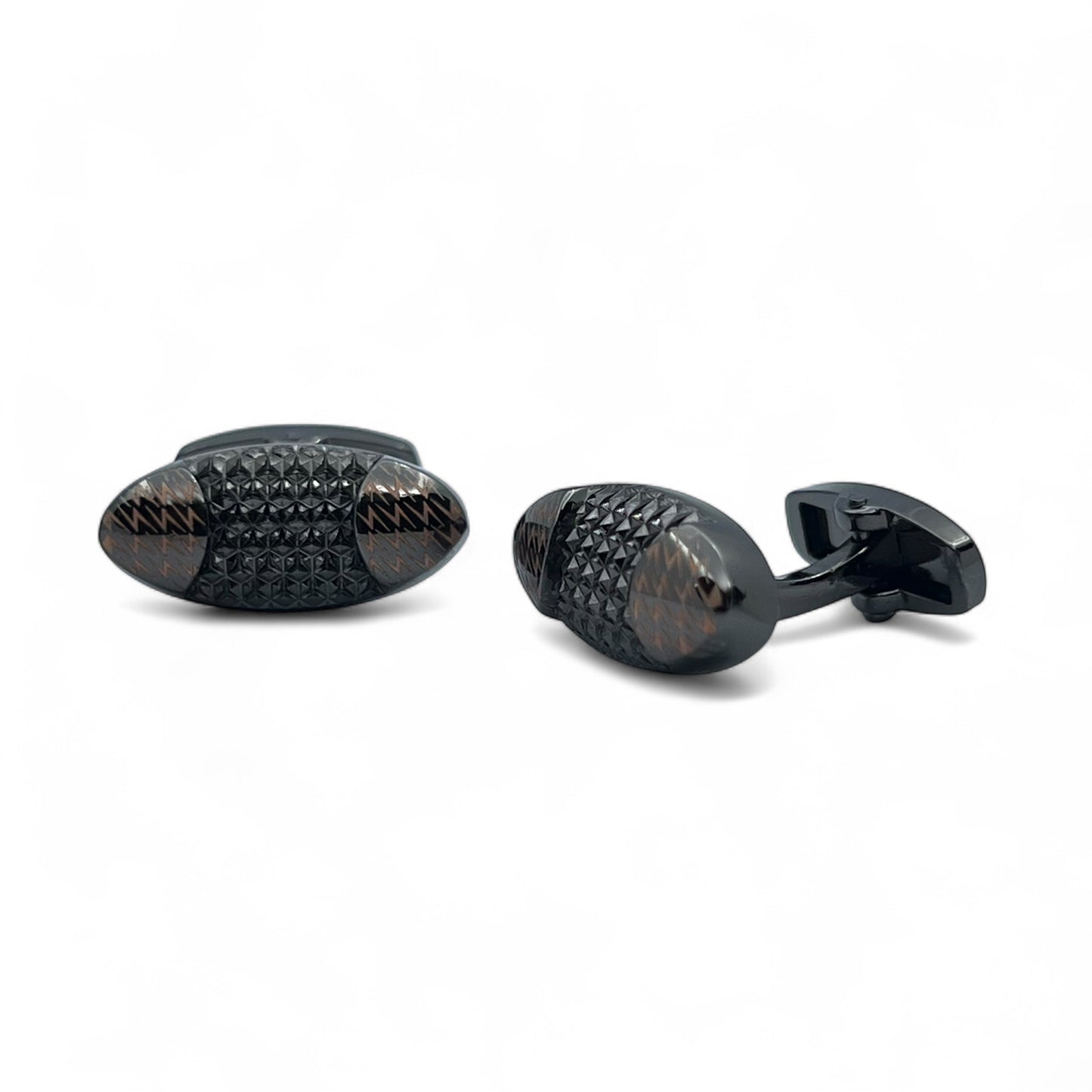 Ironhide Grey Metallic Cufflinks