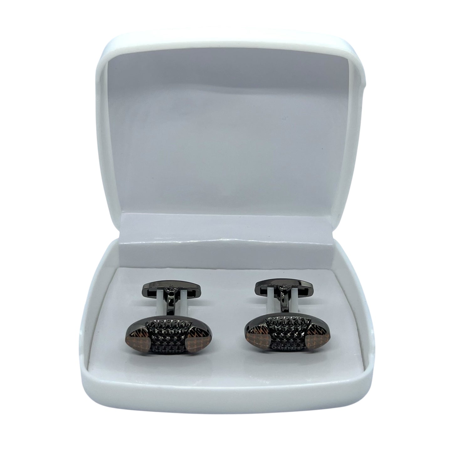 Ironhide Grey Metallic Cufflinks