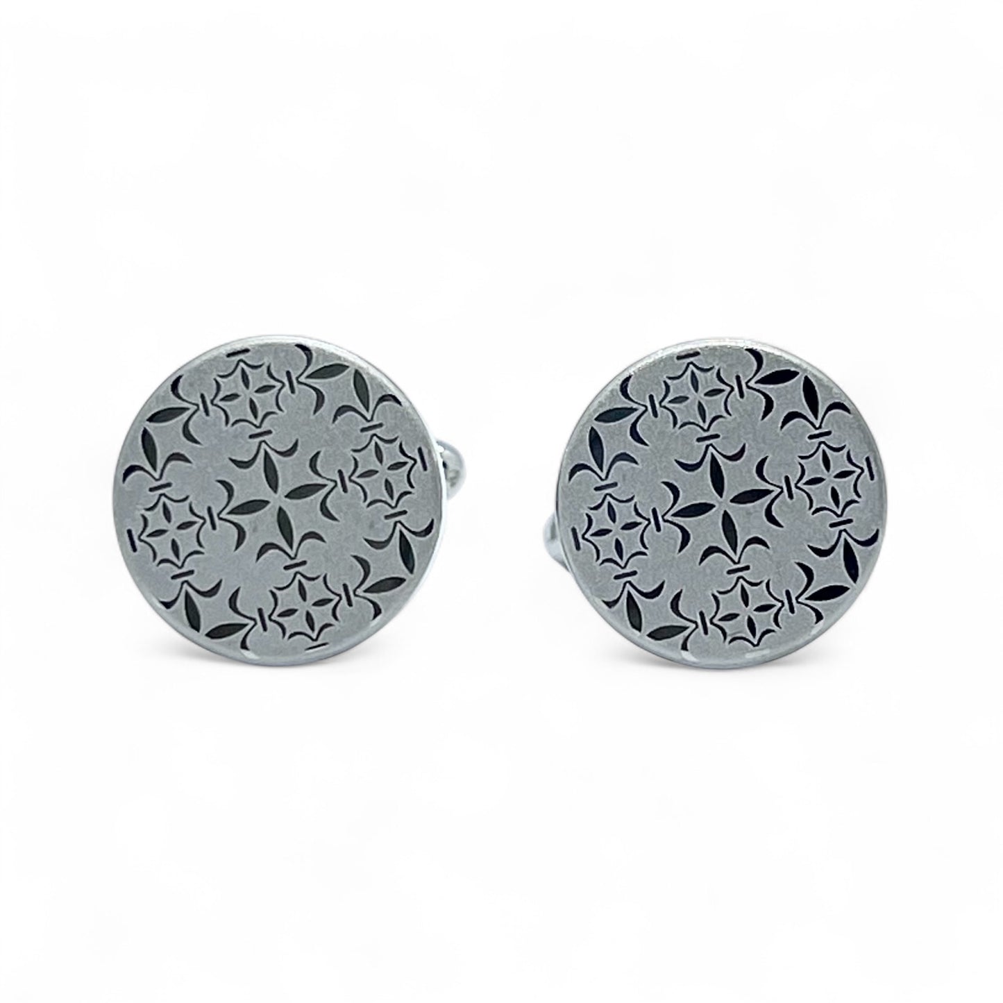Stellar Silver Cufflinks