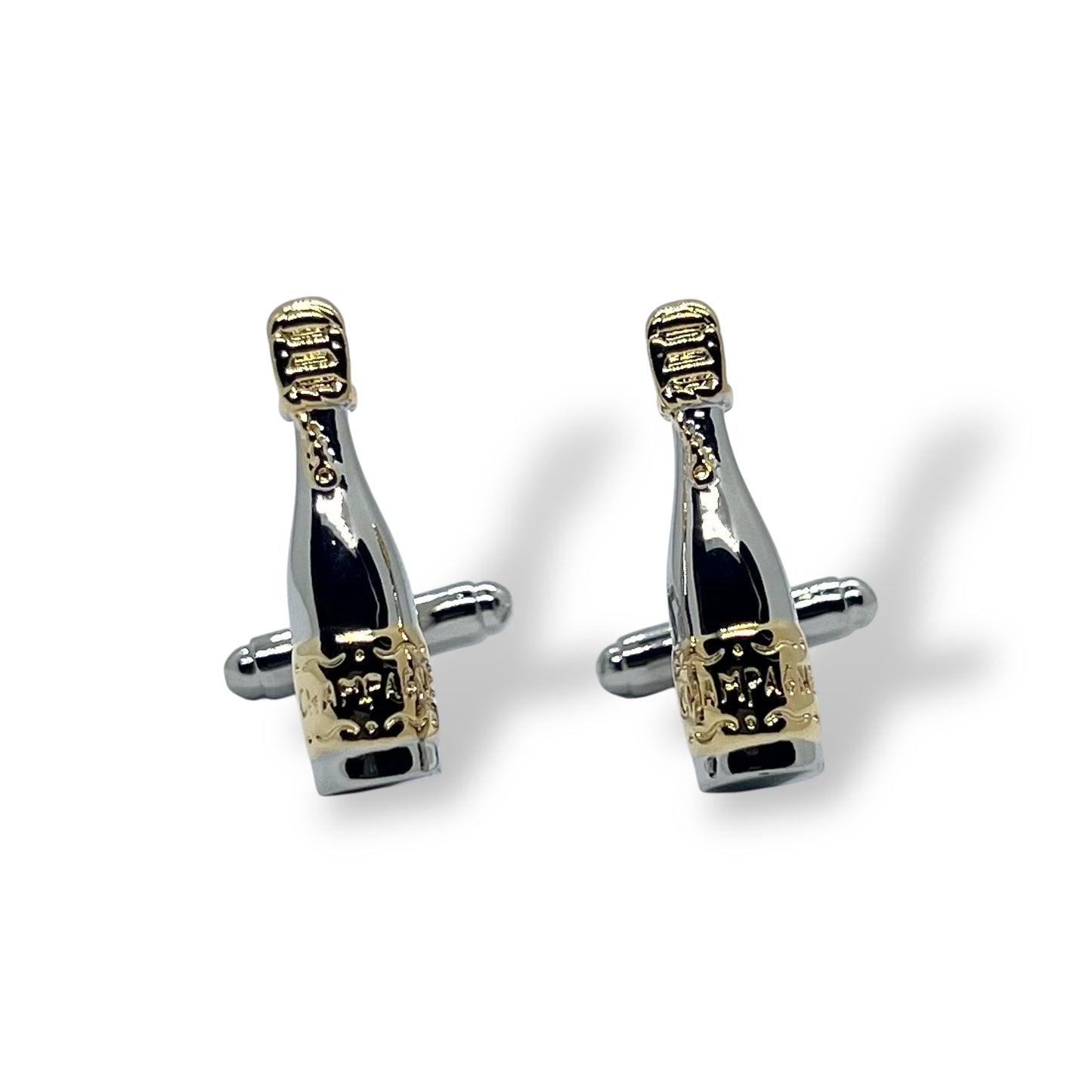 Fizz & Fame Silver Cufflinks
