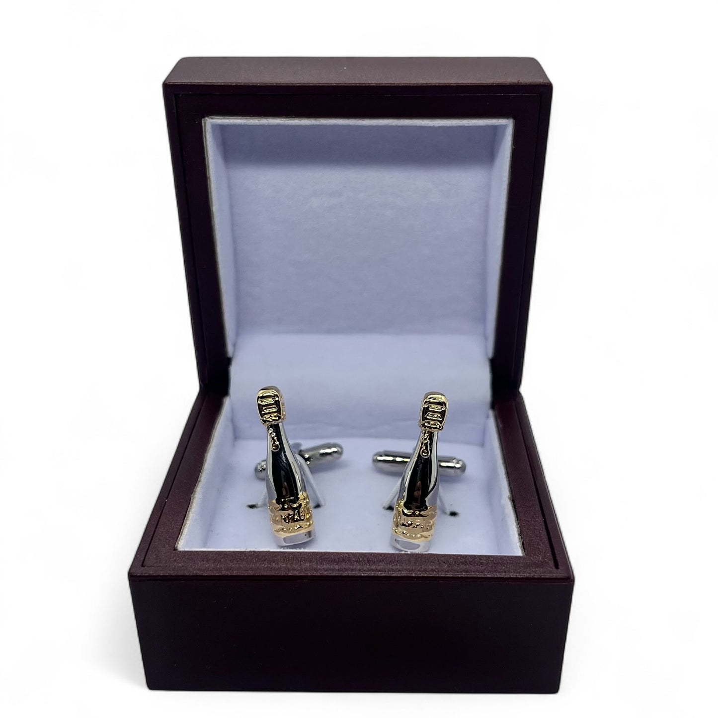 Fizz & Fame Silver Cufflinks