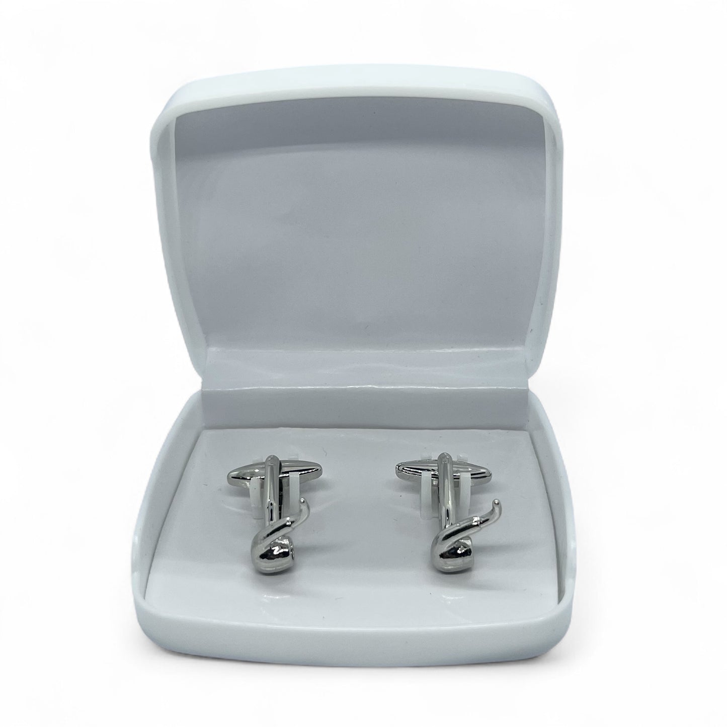 Pipe & Poise Silver Cufflinks