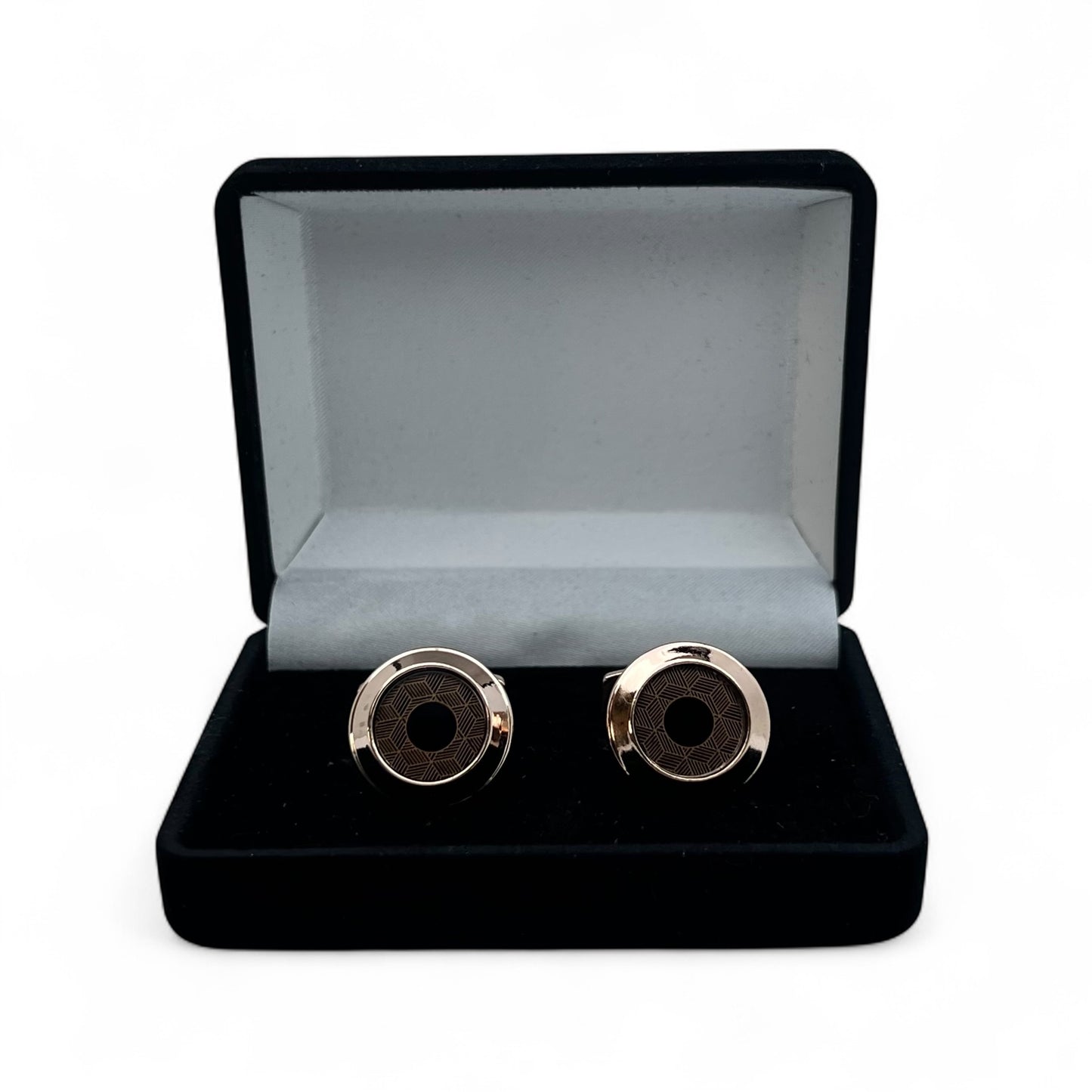 Hexon Core Rose Gold Cufflinks