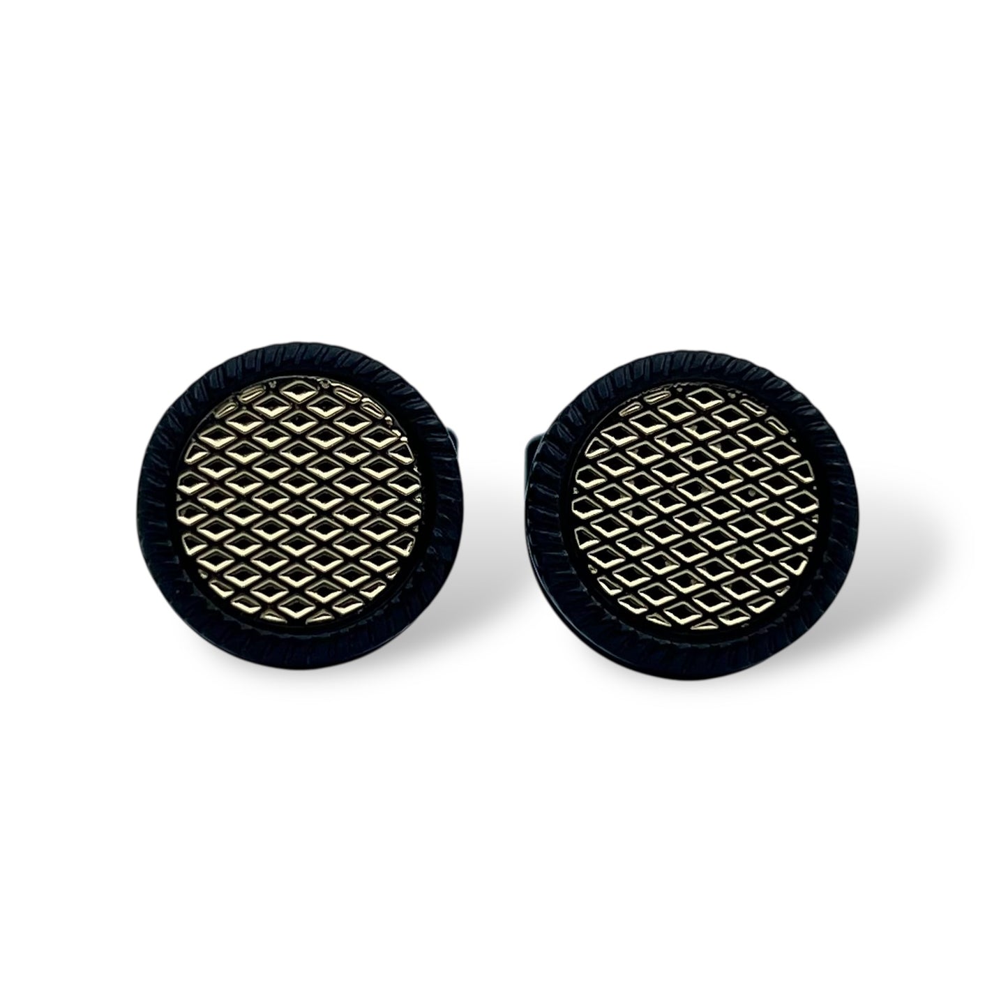 Gilded Core Black Cufflinks