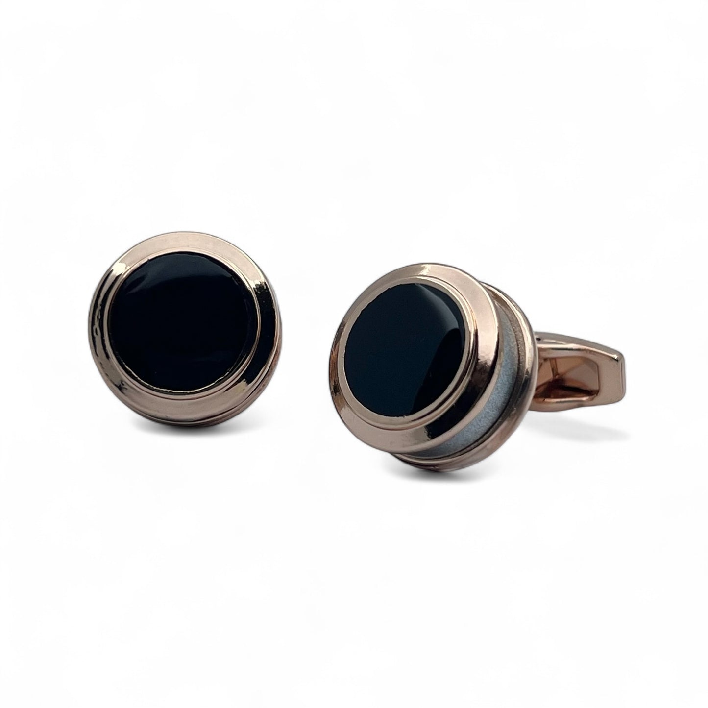Thi Rounb Golden Cufflinks