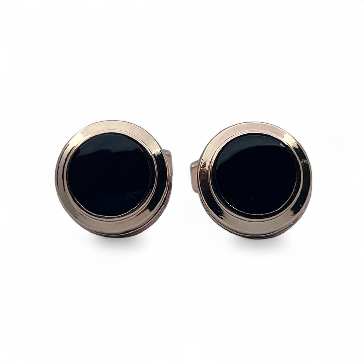 Thi Rounb Golden Cufflinks