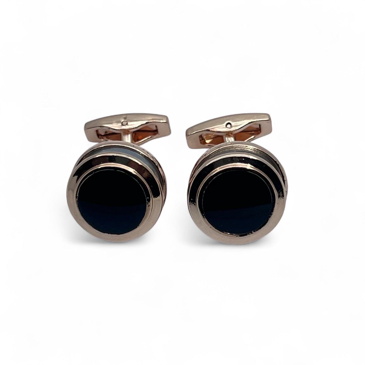 Thi Rounb Golden Cufflinks
