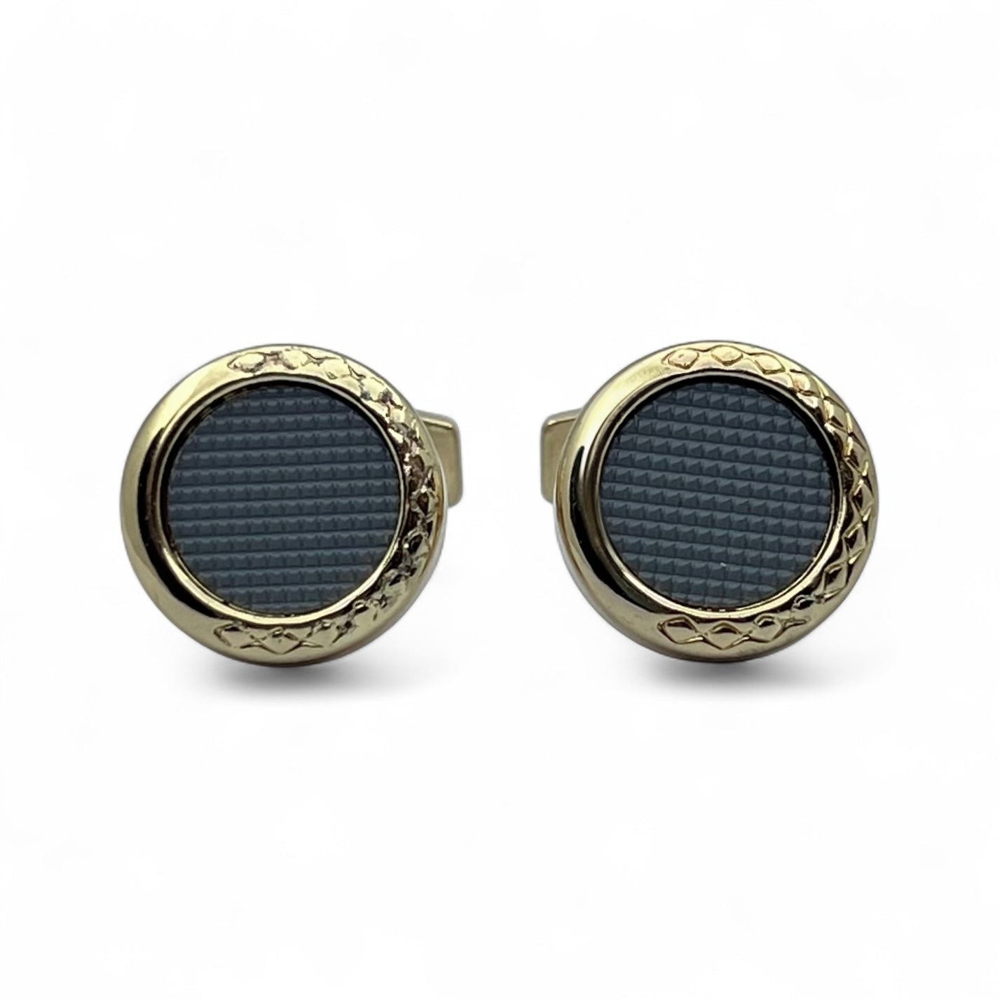 Grenen Grey Golden Cufflinks