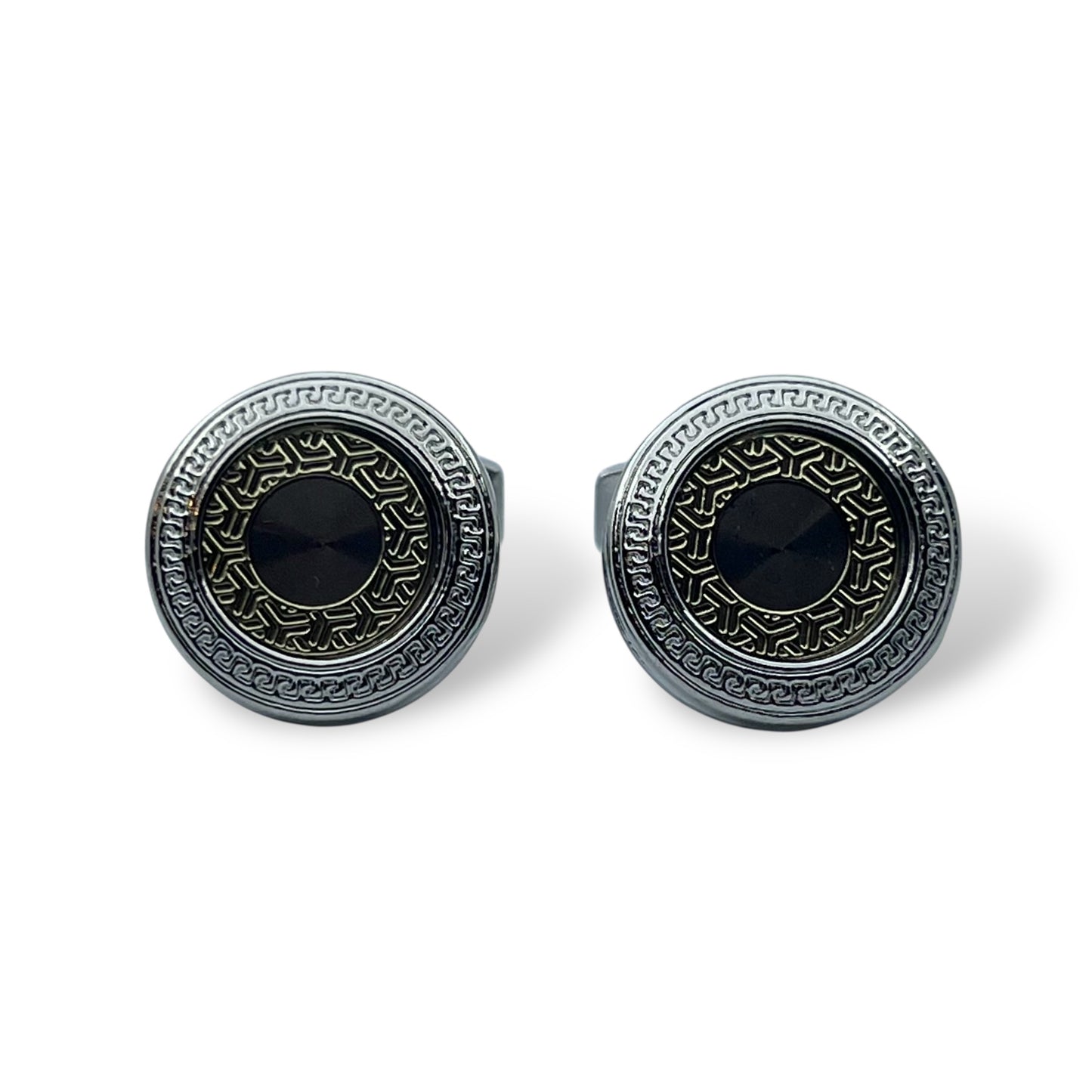 Athenian Mark Silver Cufflinks