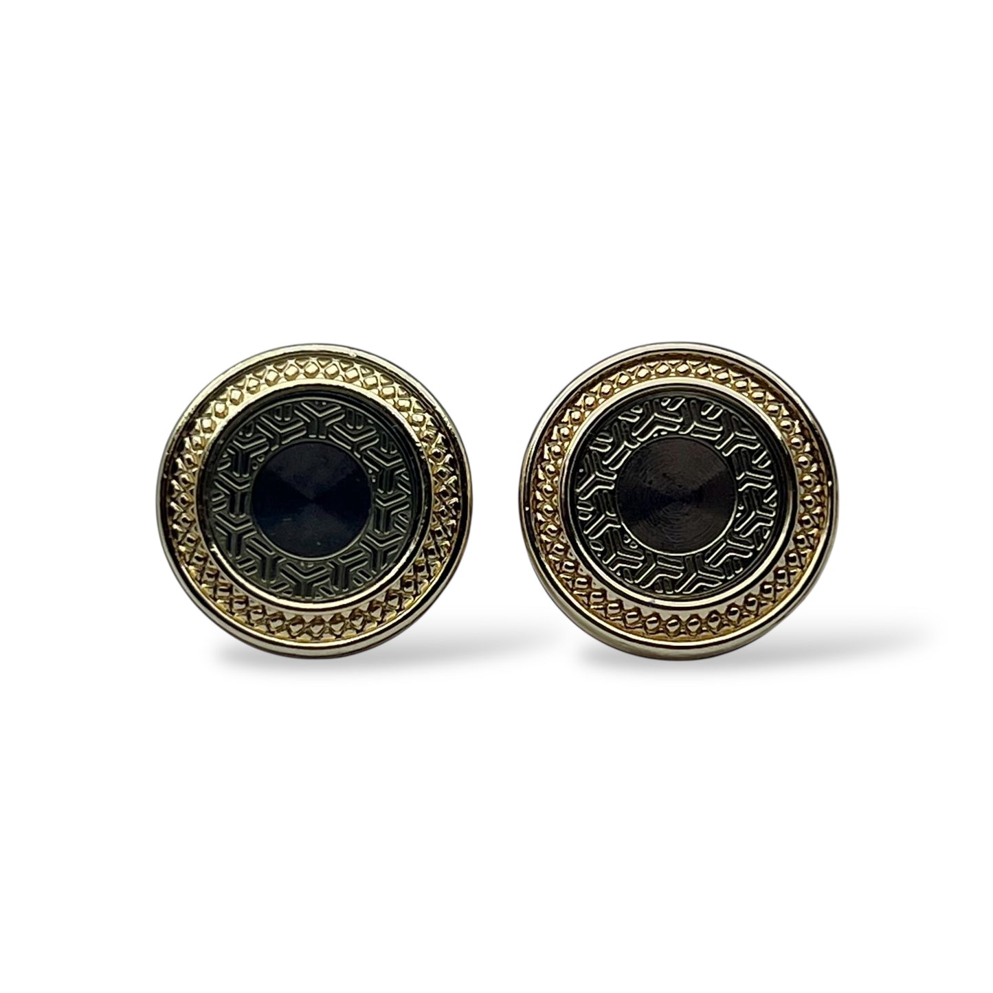Gilded Nexus Golden Cufflinks