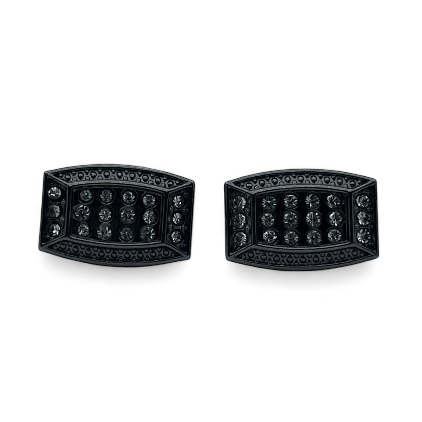 Edge Mark Grey Metallic Cufflinks