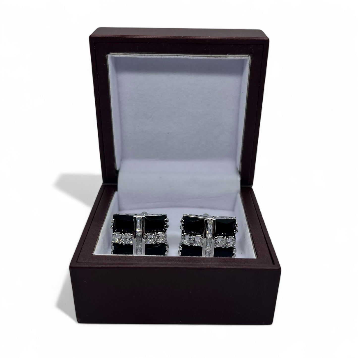 Noir Silver Cufflinks